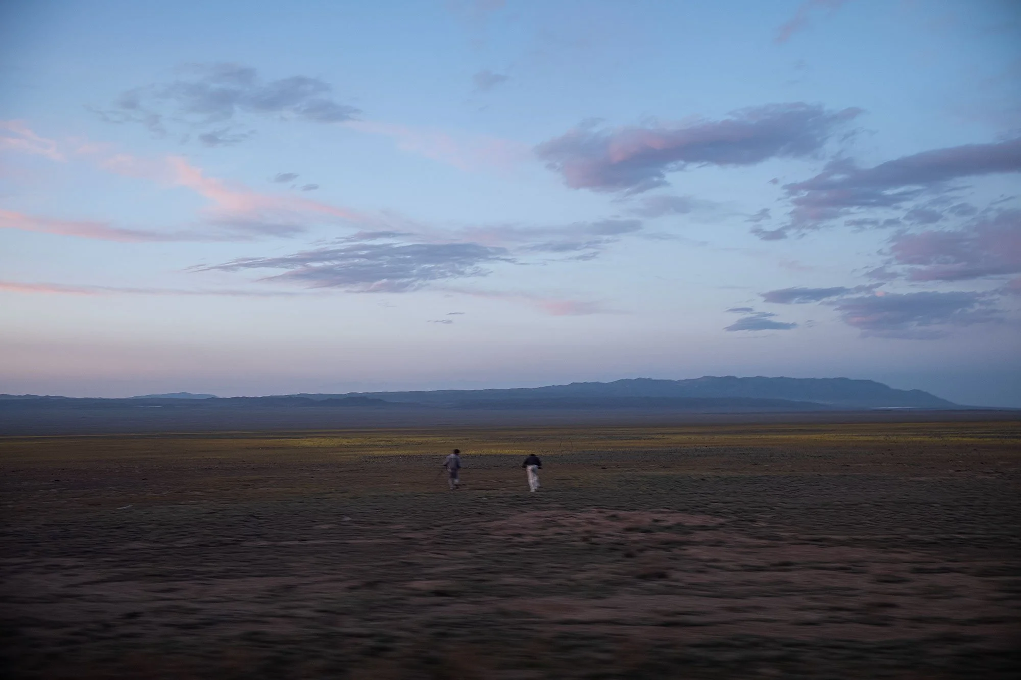 Sunset vibes. Kazakhstan.