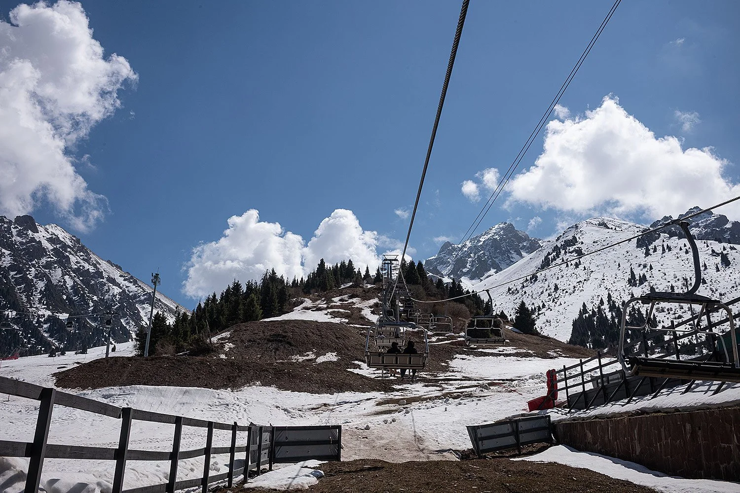 Shymbulak Ski Resort. Kazakhstan.