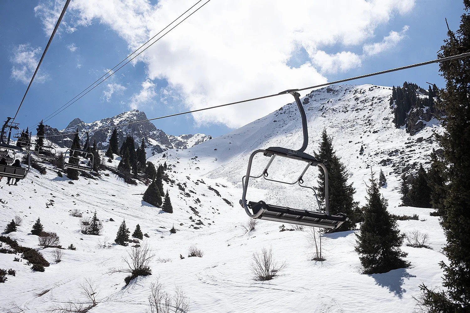 Shymbulak Ski Resort. Kazakhstan.