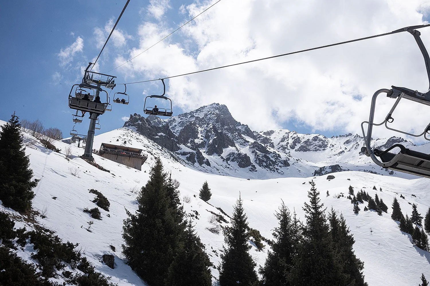 Shymbulak Ski Resort. Kazakhstan.