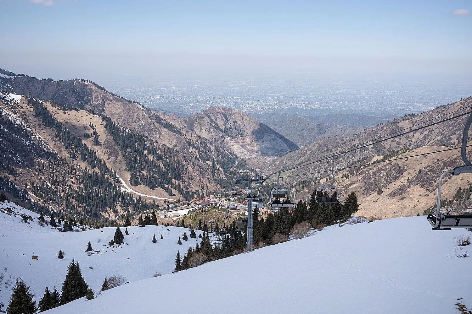 Shymbulak Ski Resort, Kazakhstan.
