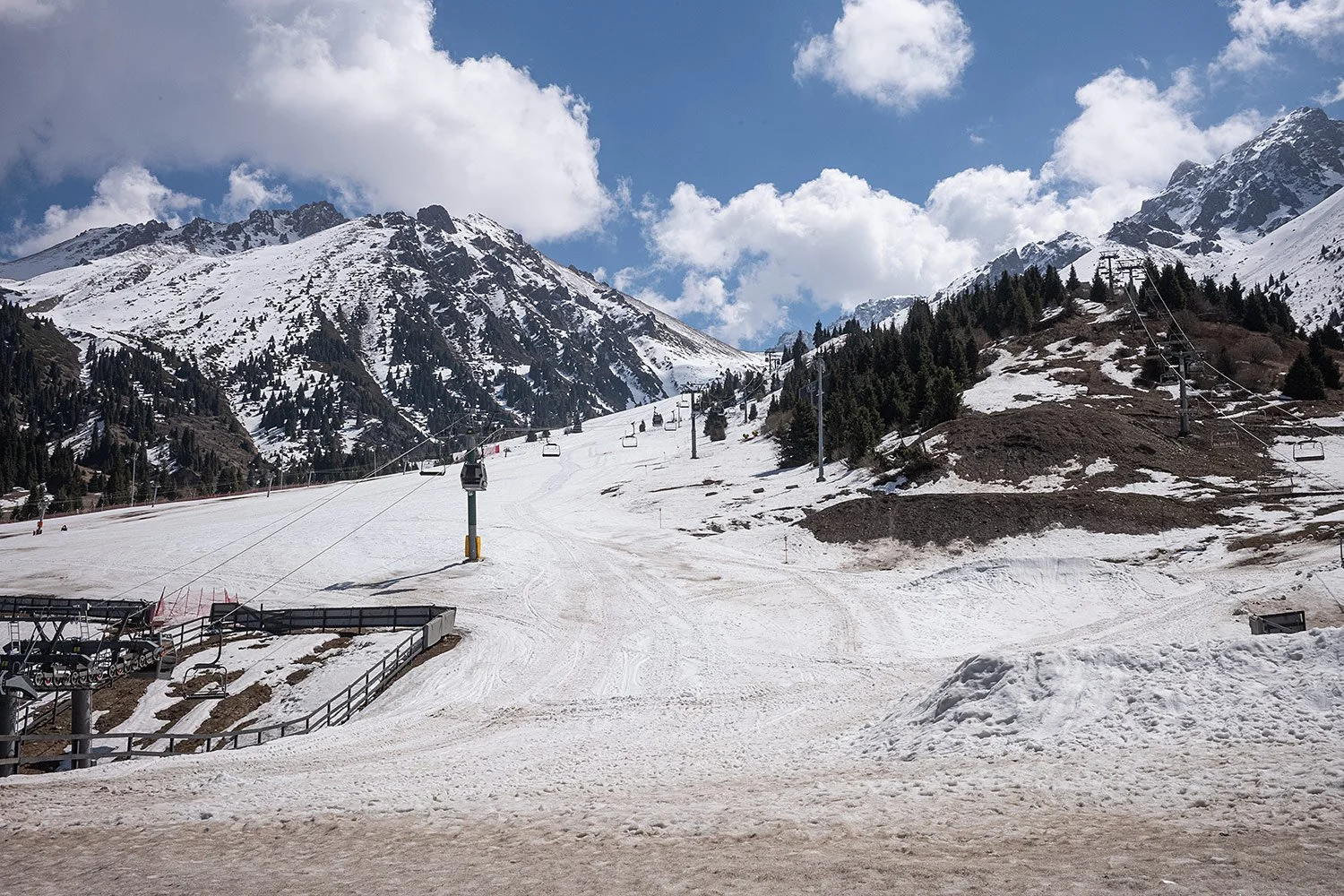 Shymbulak Ski Resort. Kazakhstan.