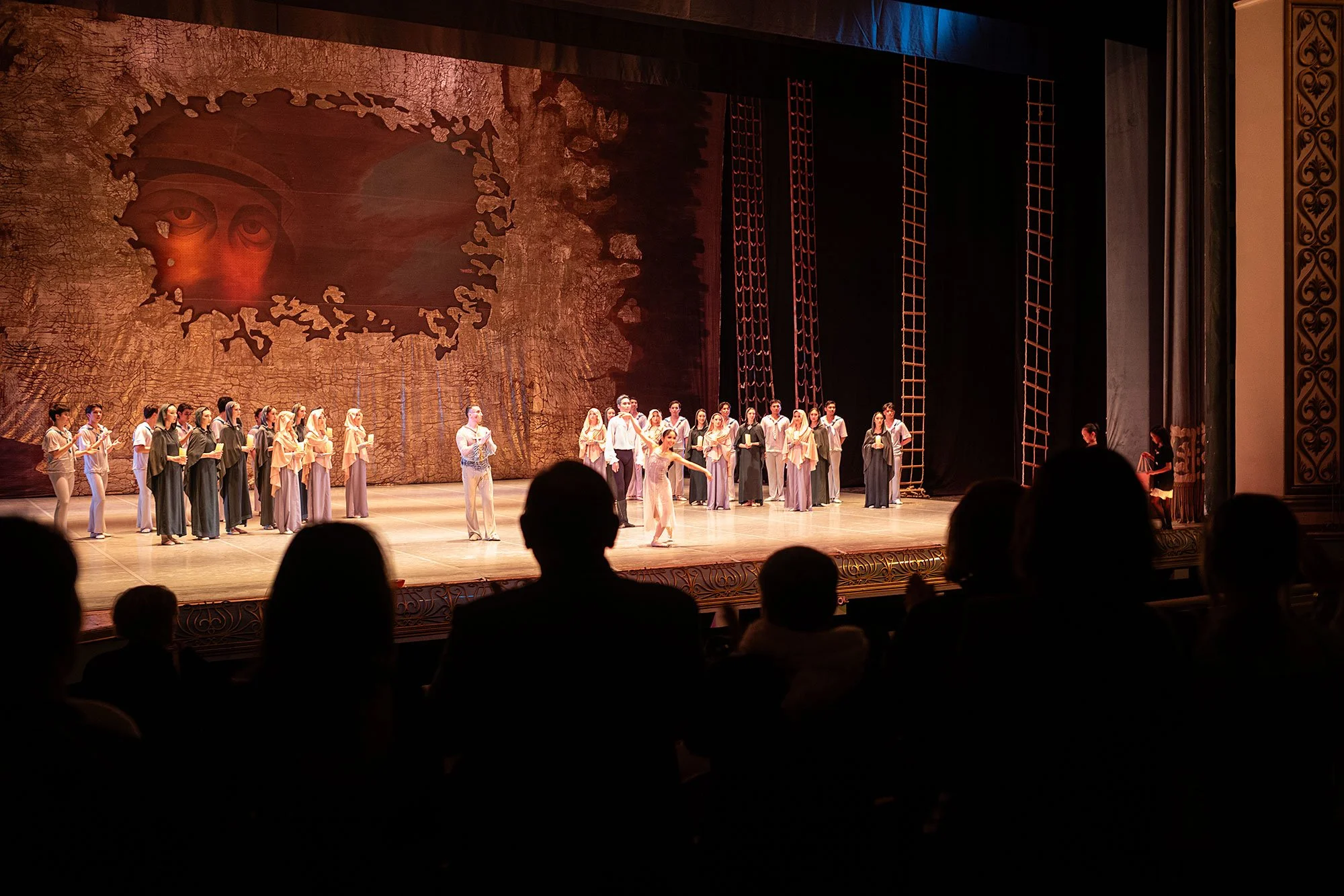 Abay Kazakh State Academic Opera and Ballet Theater. Almaty, Kazakhstan.