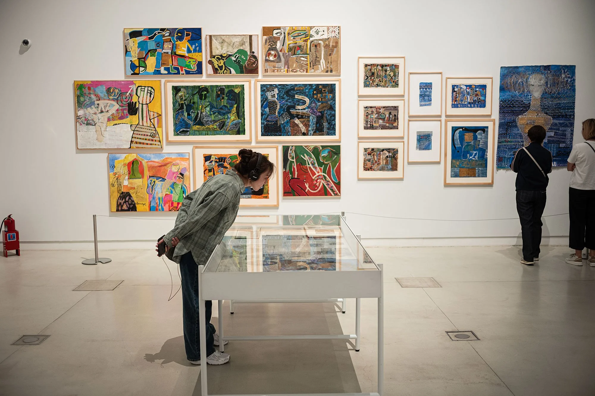 Almagul Menlibayeva at the Almaty Museum of Art, Kazakhstan.