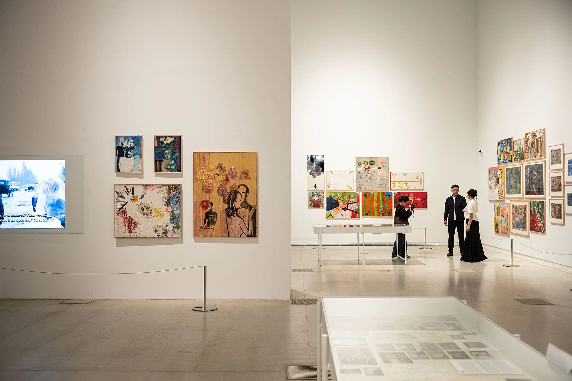 Almagul Menlibayeva at the Almaty Museum of Art, Kazakhstan.