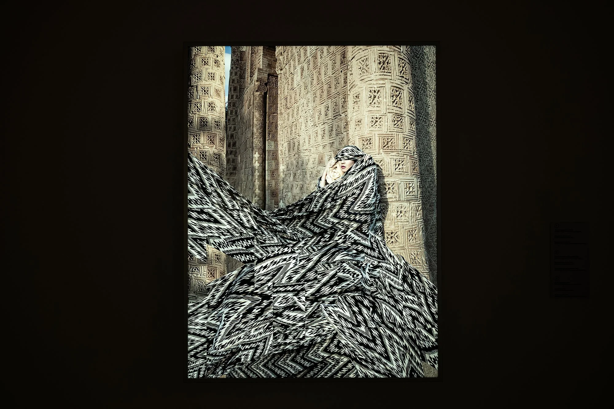 Almagul Menlibayeva at the Almaty Museum of Art, Kazakhstan.