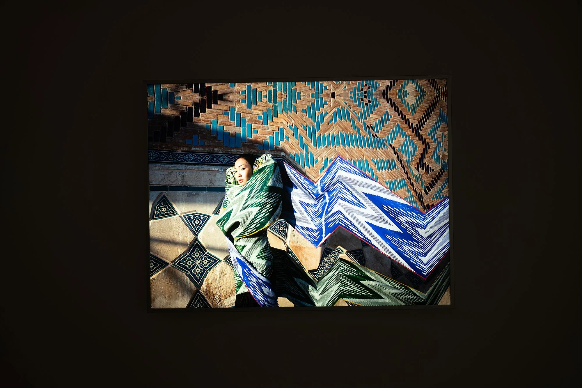 Almagul Menlibayeva at the Almaty Museum of Art, Kazakhstan.