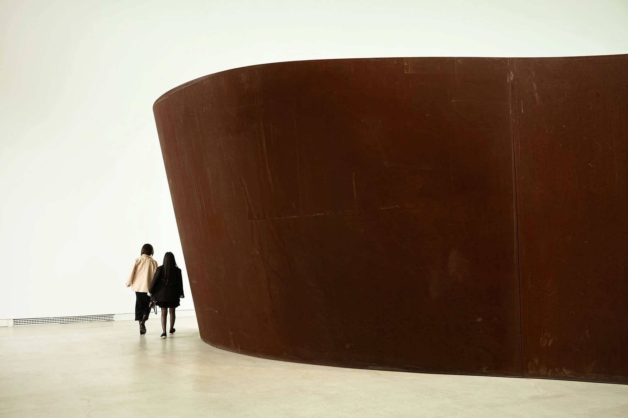Richard Serra at the Almaty Museum of Art, Kazakhstan.