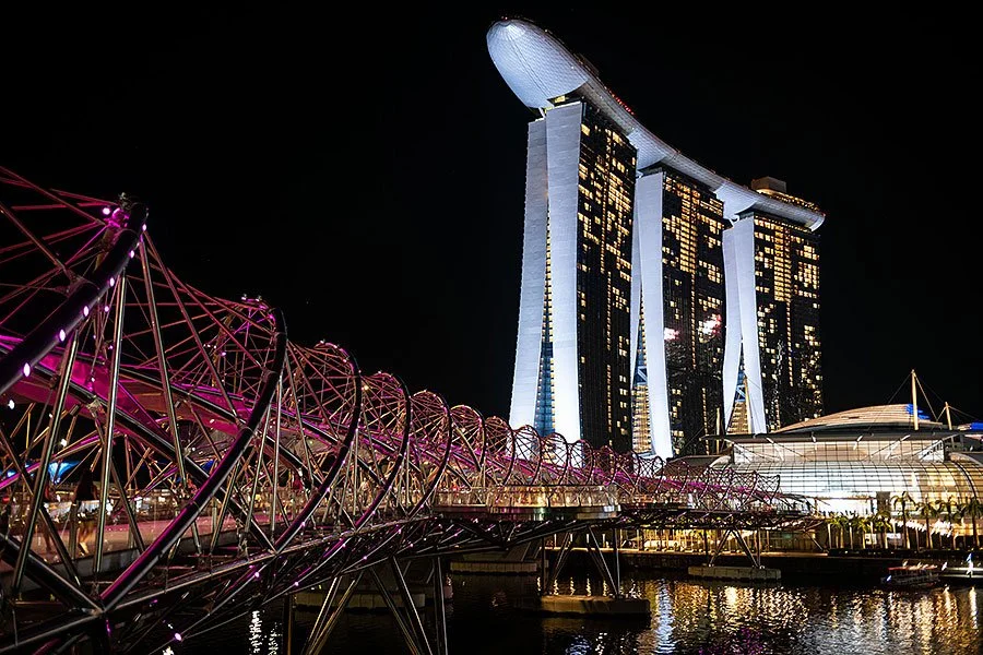 A family reunion in Singapore.