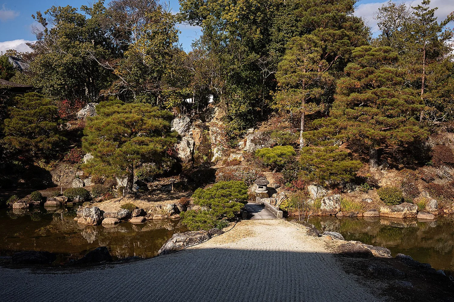 Ninna-ji Temple complex in Kyoto, Japan