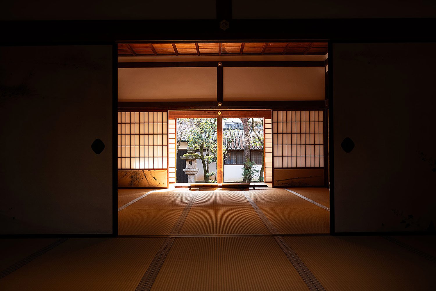 Ninna-ji Temple complex in Kyoto, Japan