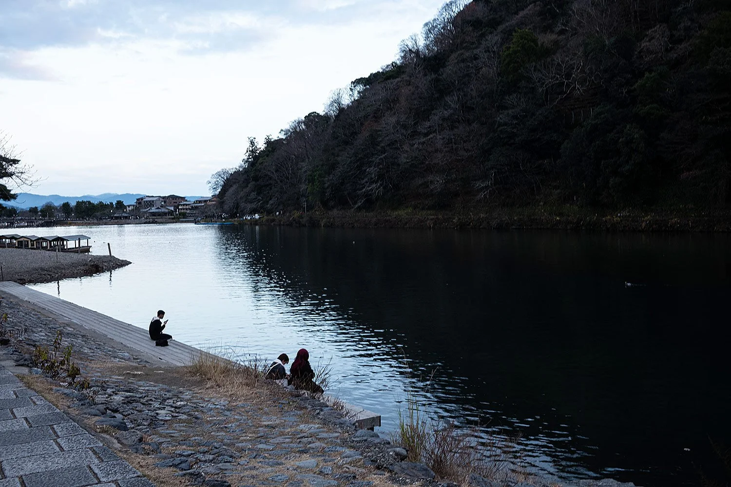 Arashiyama Park Kameyama Area. Kyoto, japan.