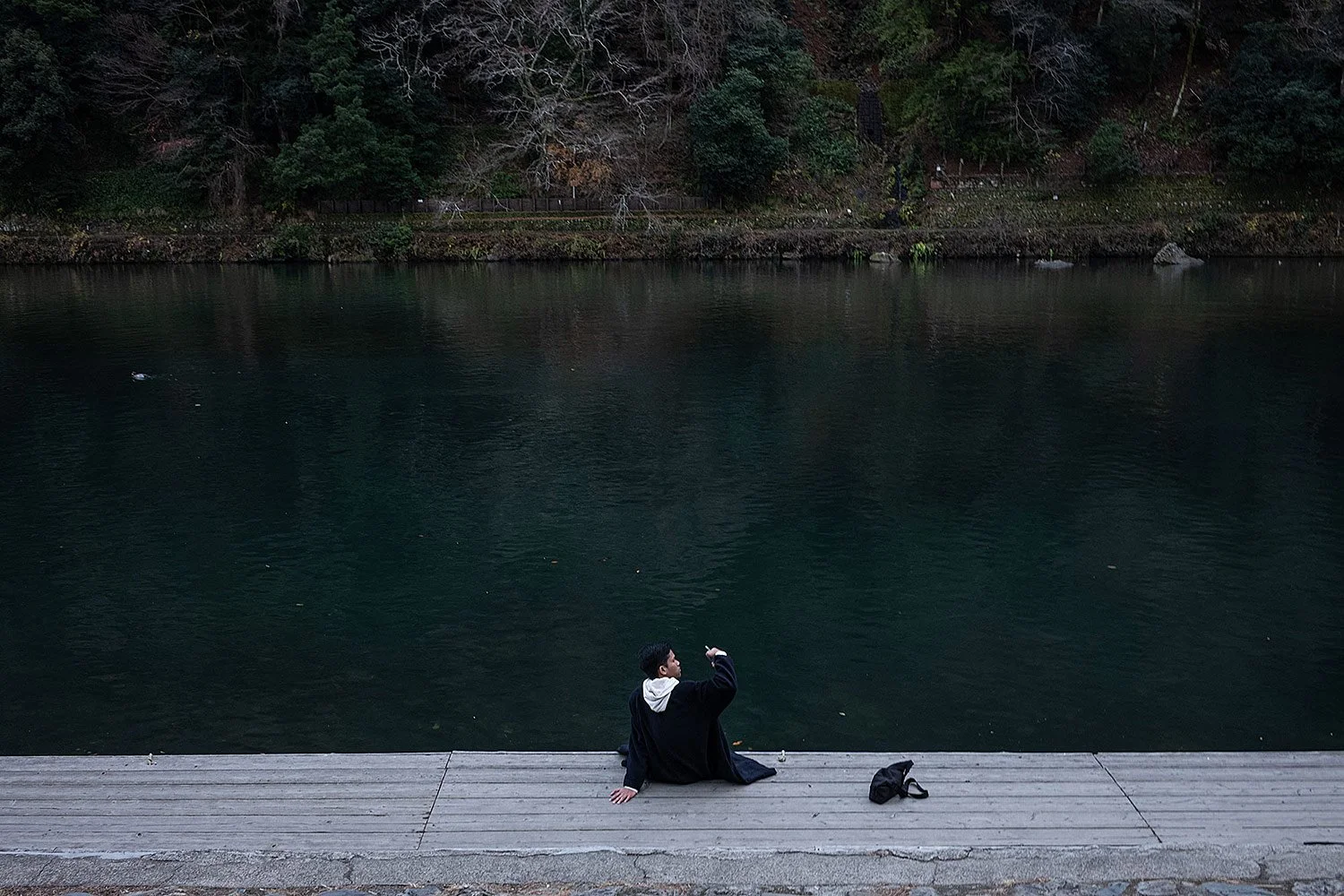 Arashiyama Park Kameyama Area. Kyoto, japan.