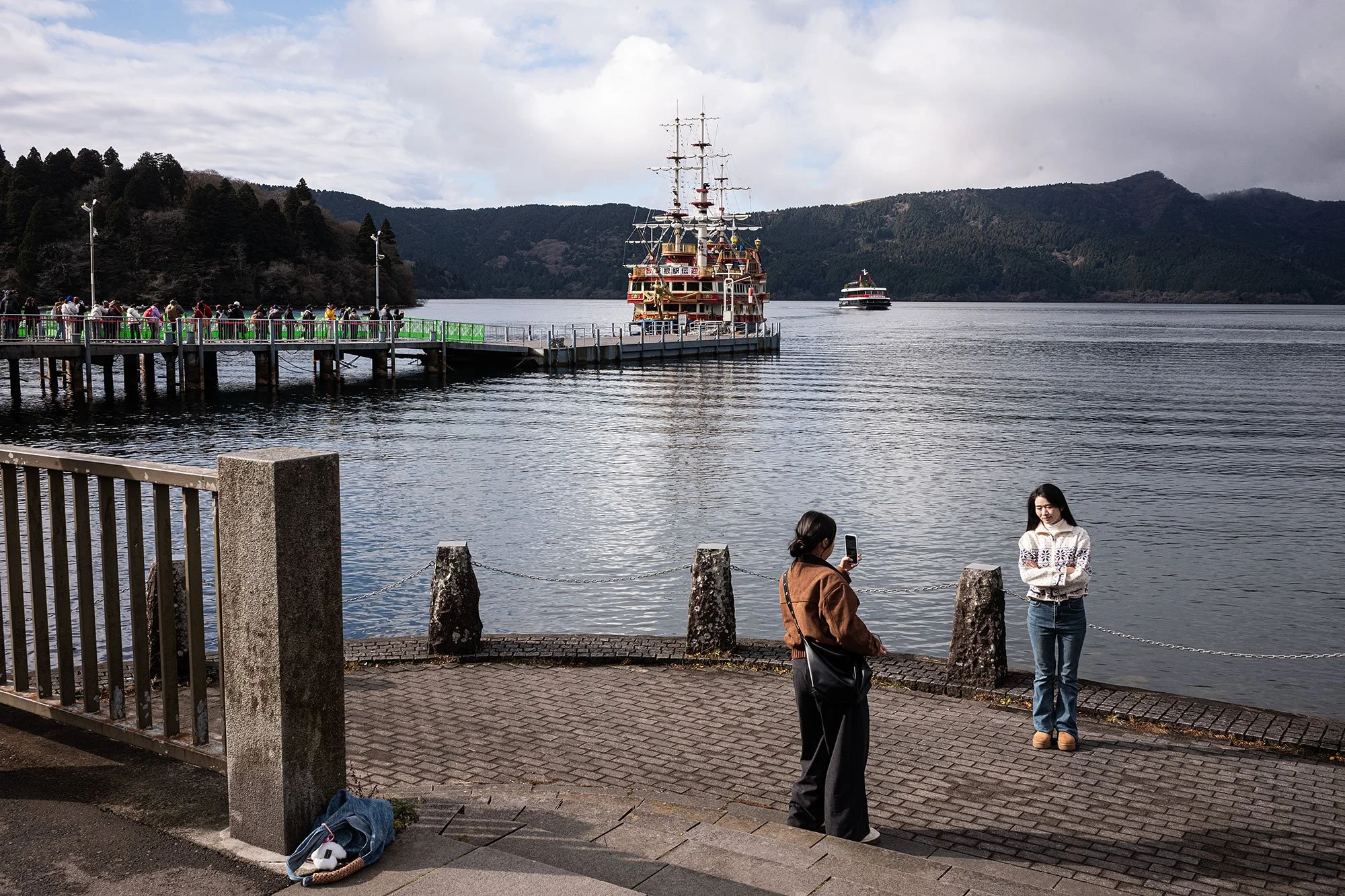Lake Ashi, Hakone, Japan.