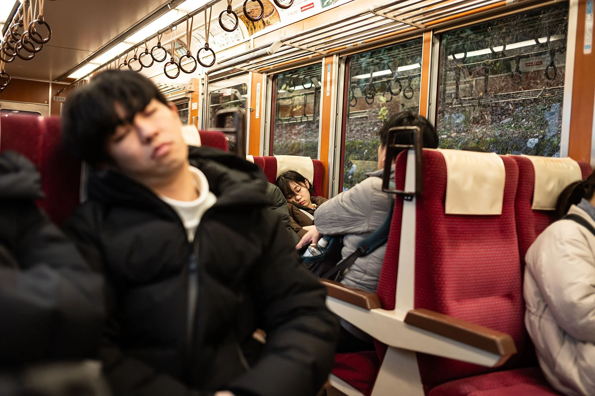 Chokokunomori Station to Hakone-Yumoto Station, Japan.