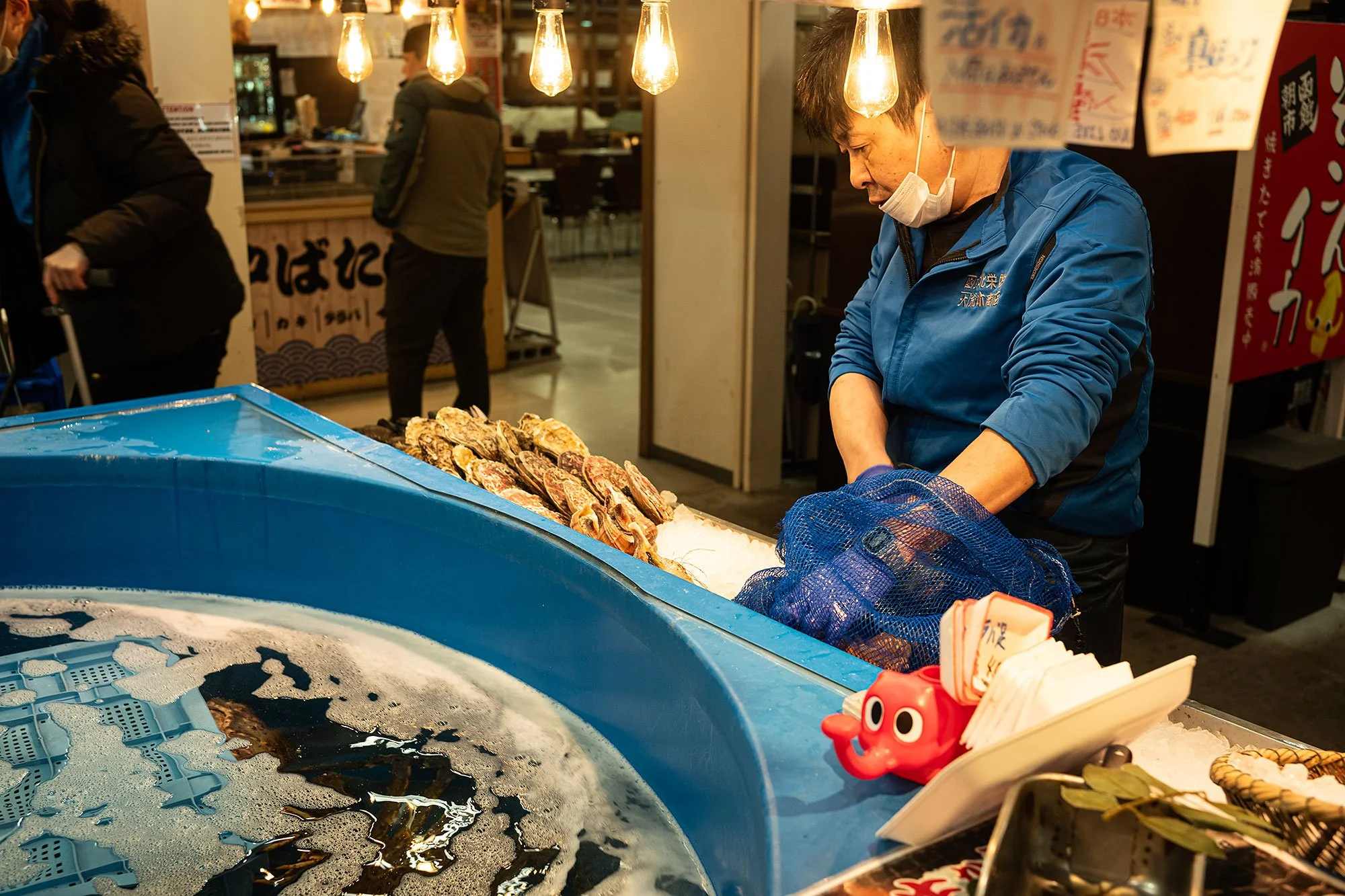 Hakodate morning market. Japan.