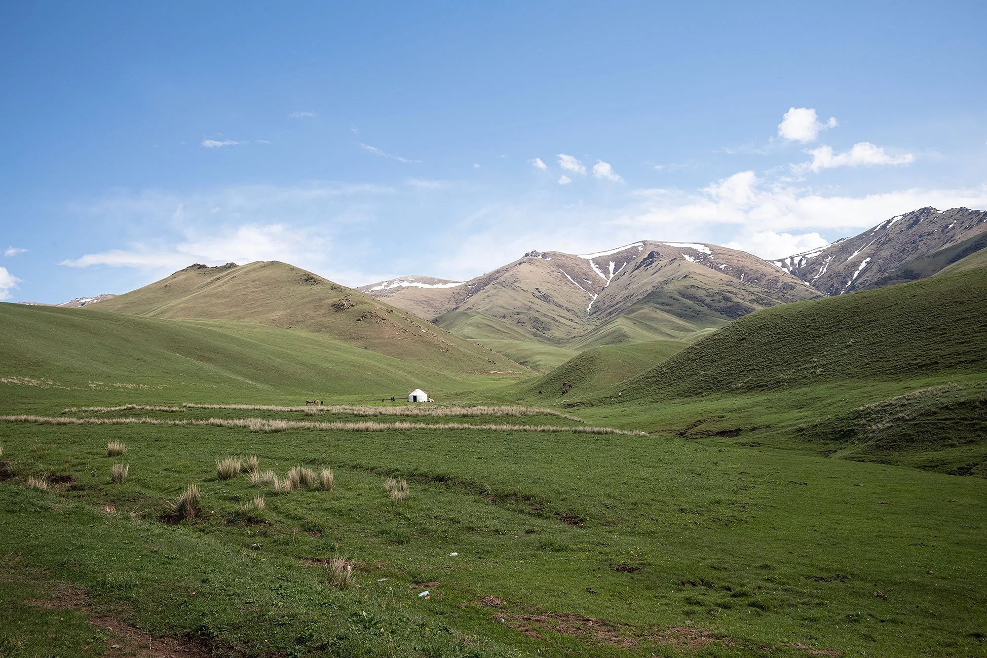The trail to Song Kul, Kyrgyzstan.