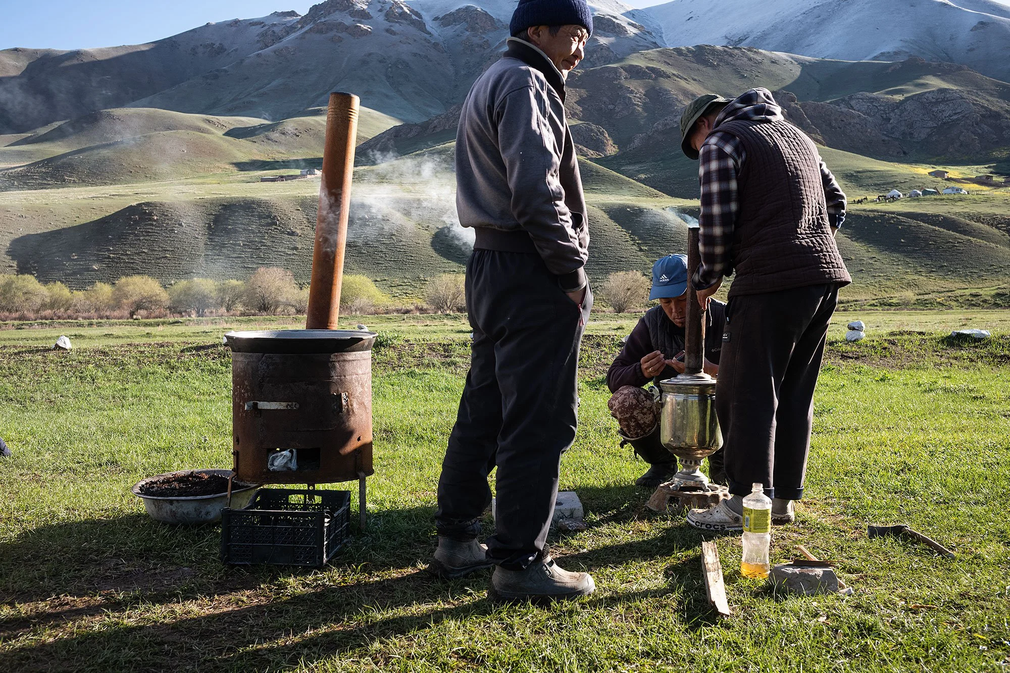 The trek from Kyzart to Song Kul, Kyrygyzstan.