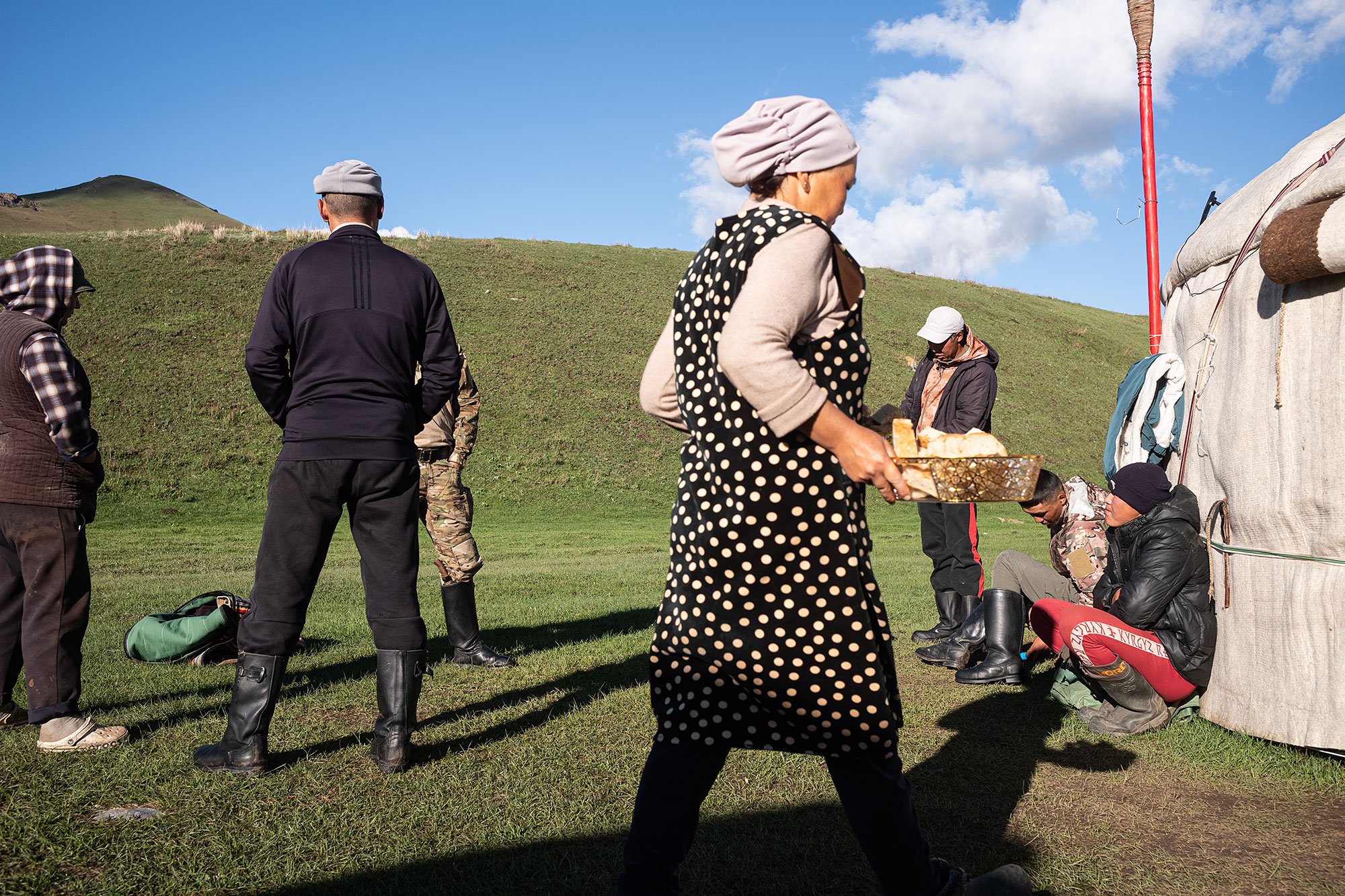 The trek from Kyzart to Song Kul, Kyrygyzstan.