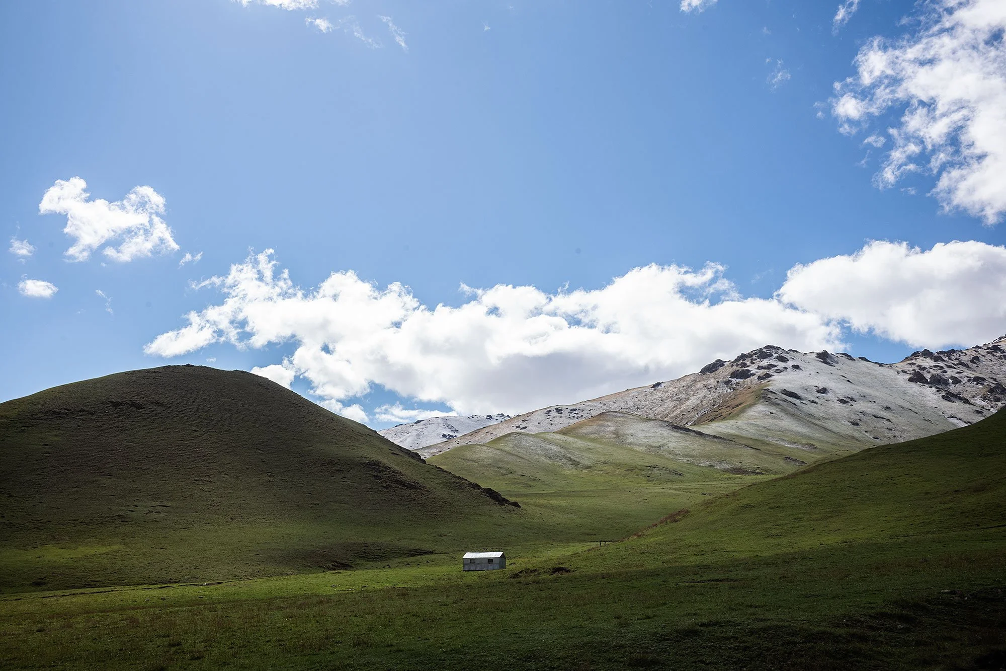 Camp 1 on the trail from Kyzart to Song Kul, Kyrgyzstsan.