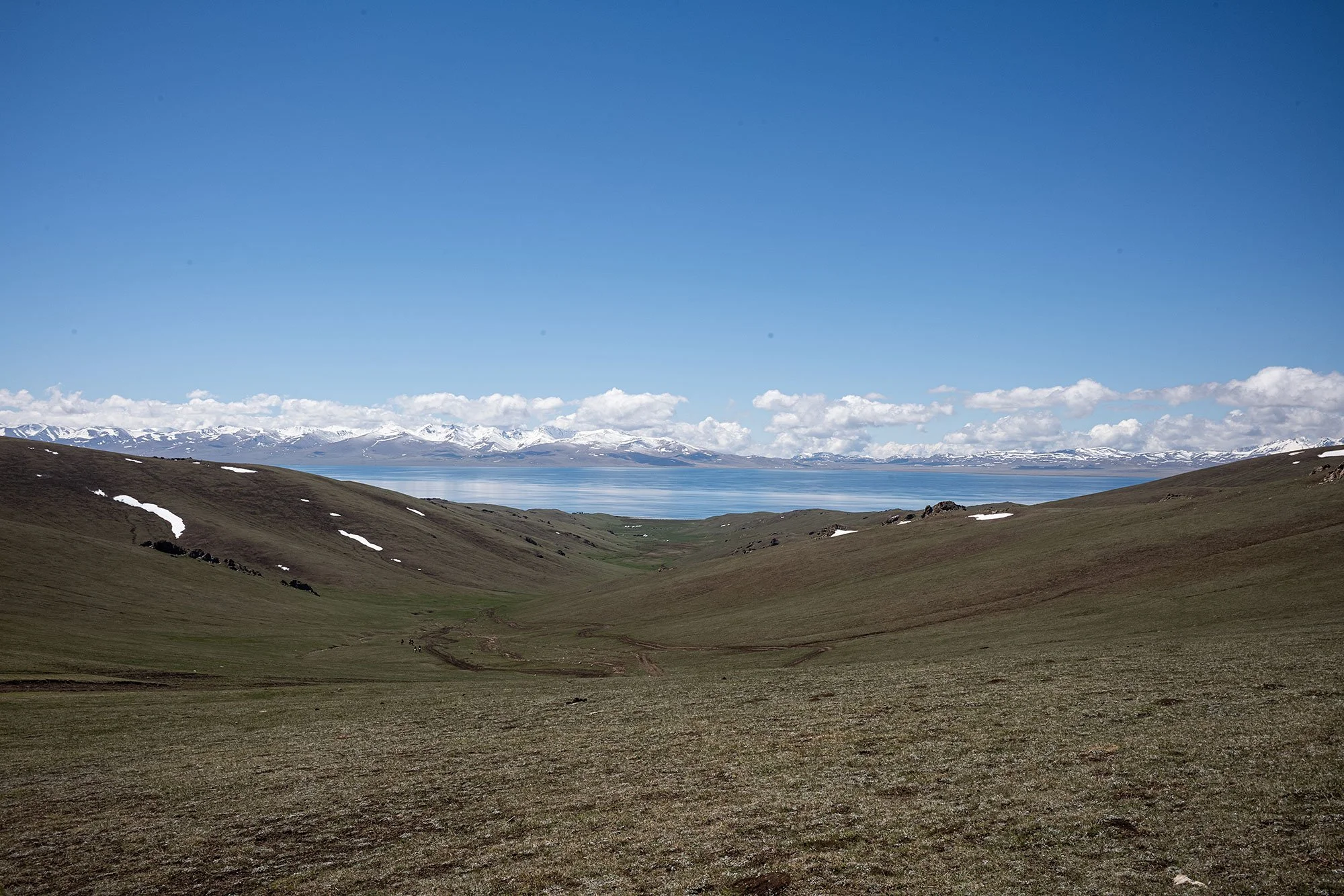 Camp 1 on the trail from Kyzart to Song Kul, Kyrgyzstsan.