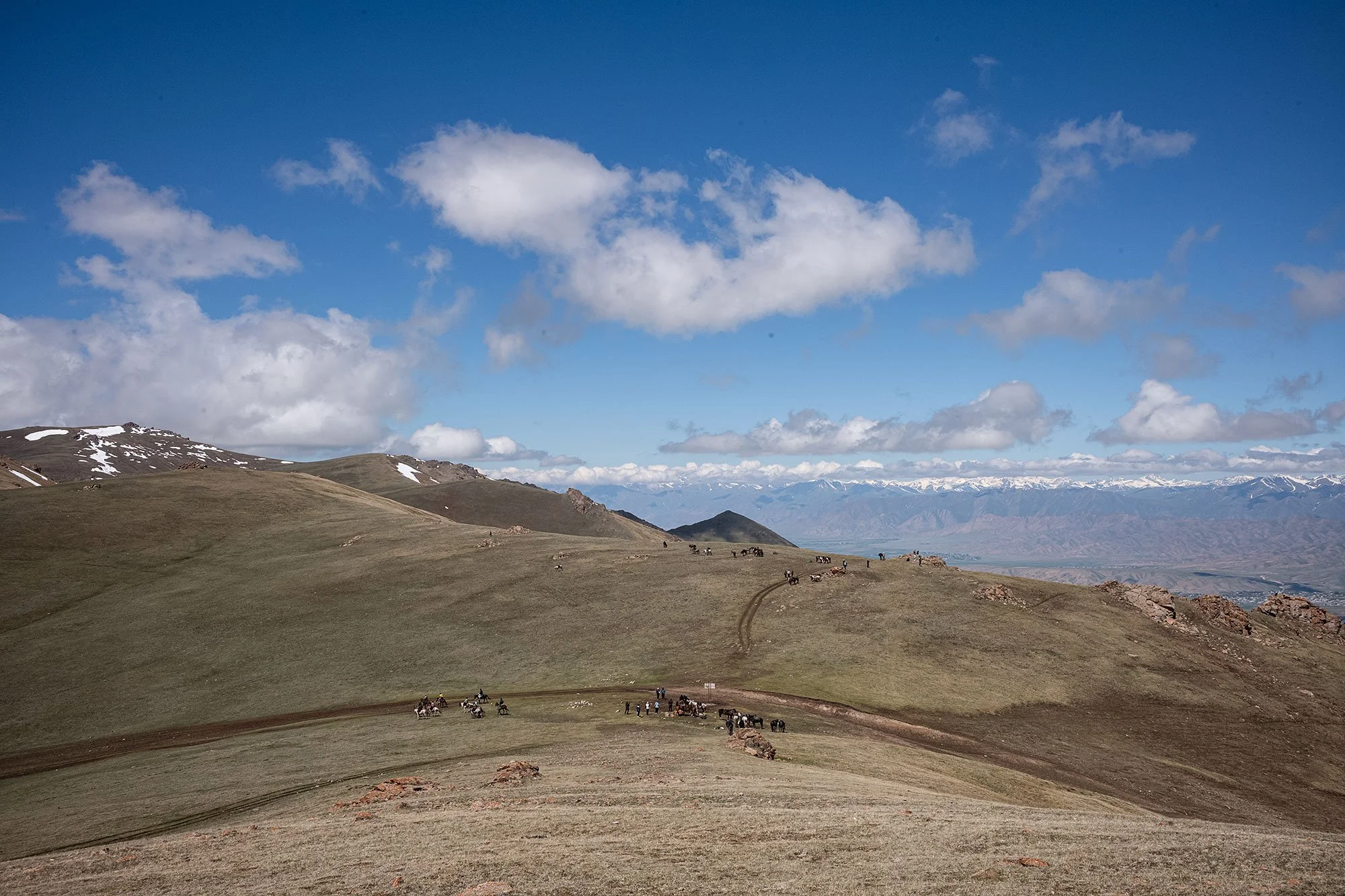 The trail from Kyzart to Song Kul, Kyrgyzstan.