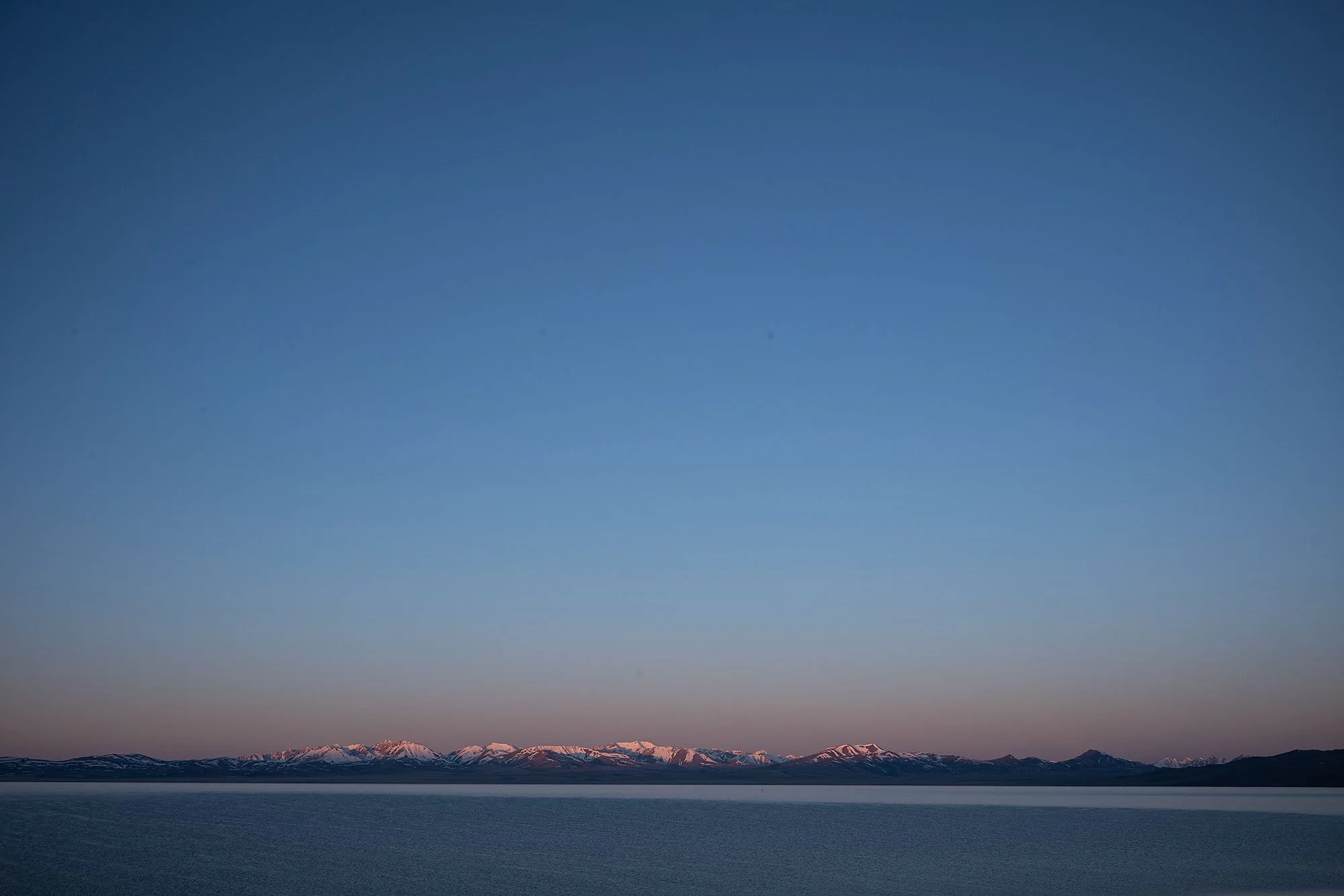 Sunrise. Song Kul Kyrgyzstan.