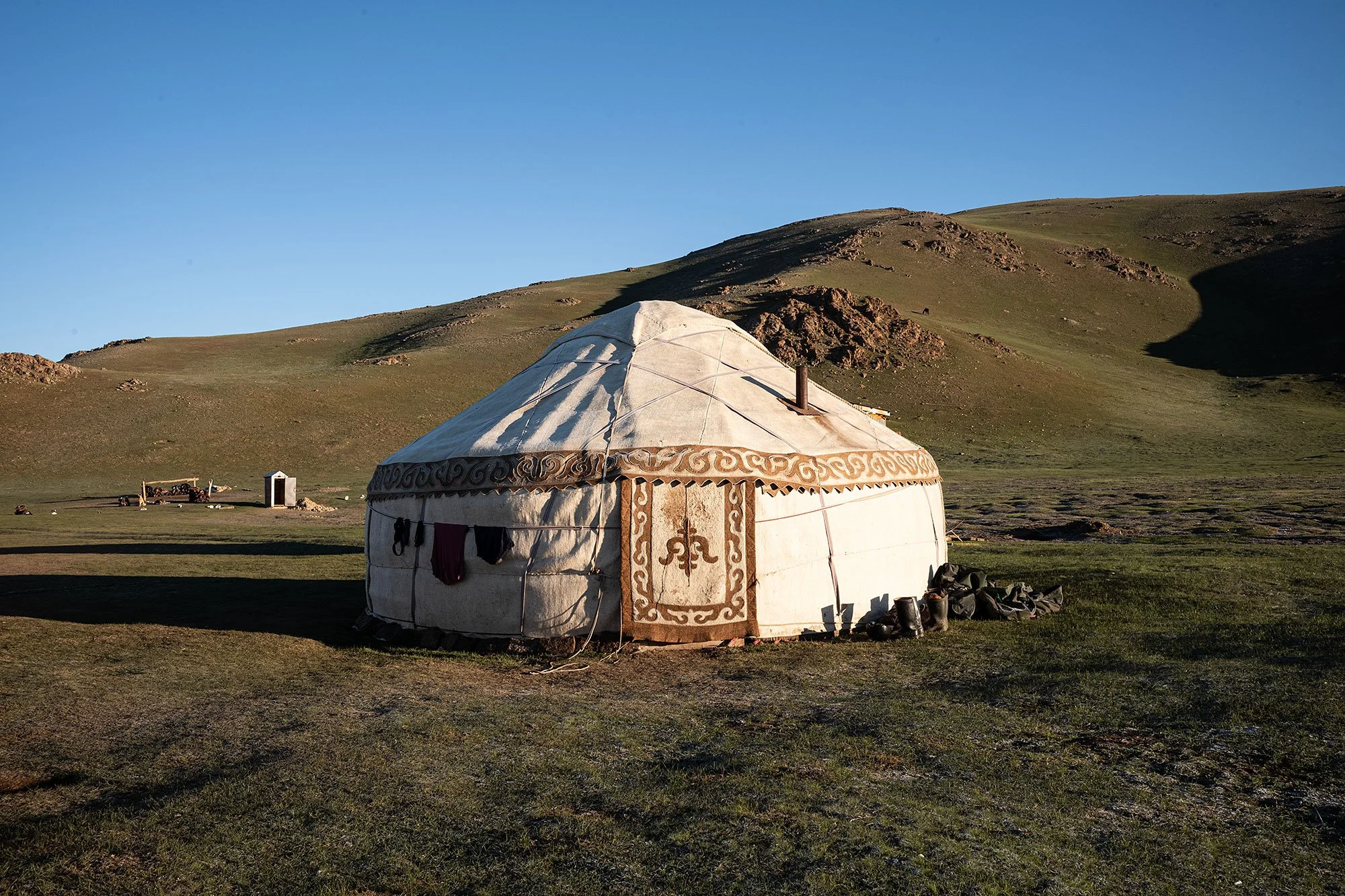 Sunrise. Song Kul Kyrgyzstan.