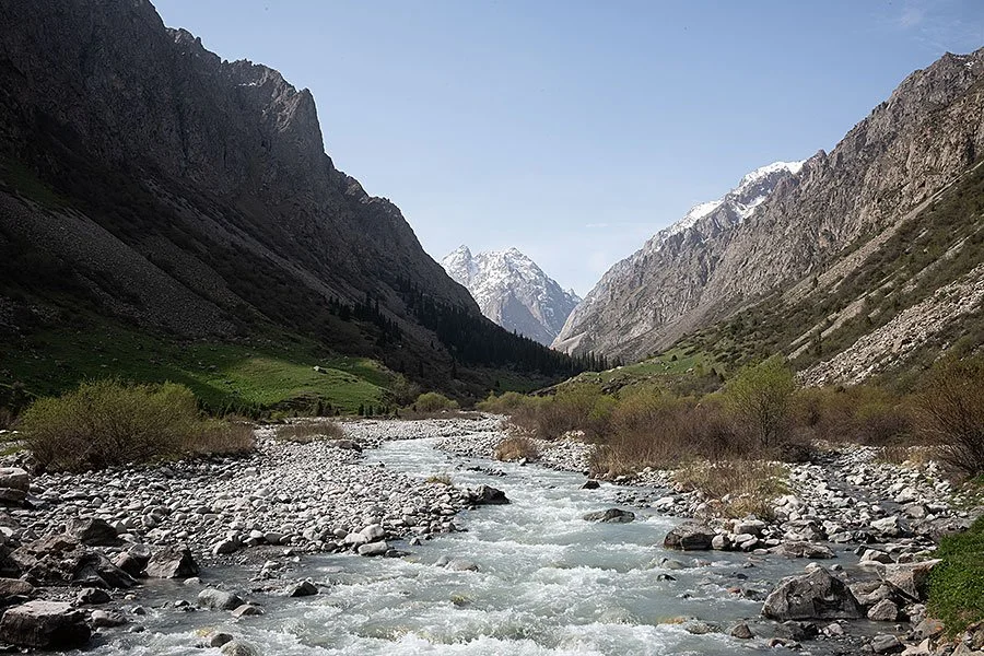 A hike up Ala Archa Gorge.
