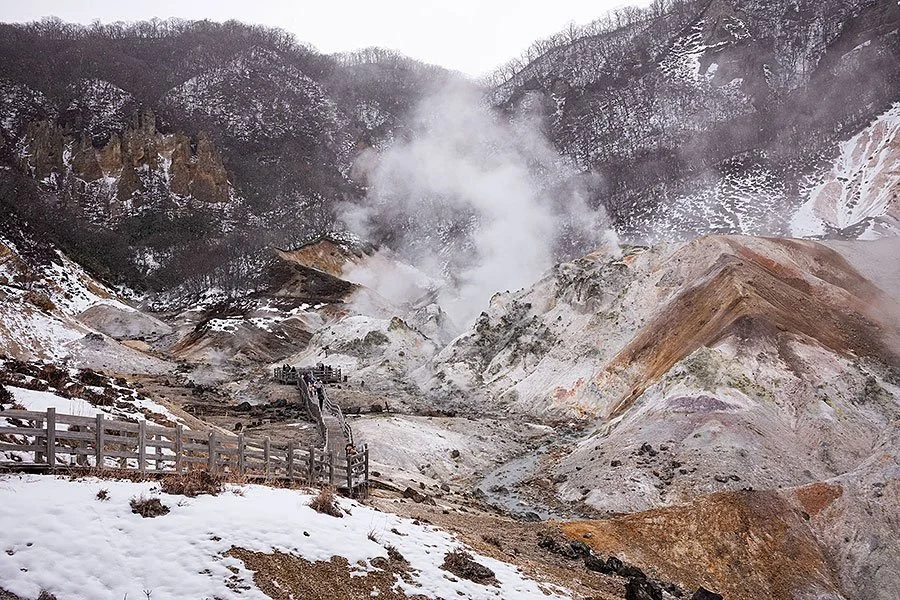 “Hell Valley” and the Dai-ichi Takimotokan, Noboribetsu