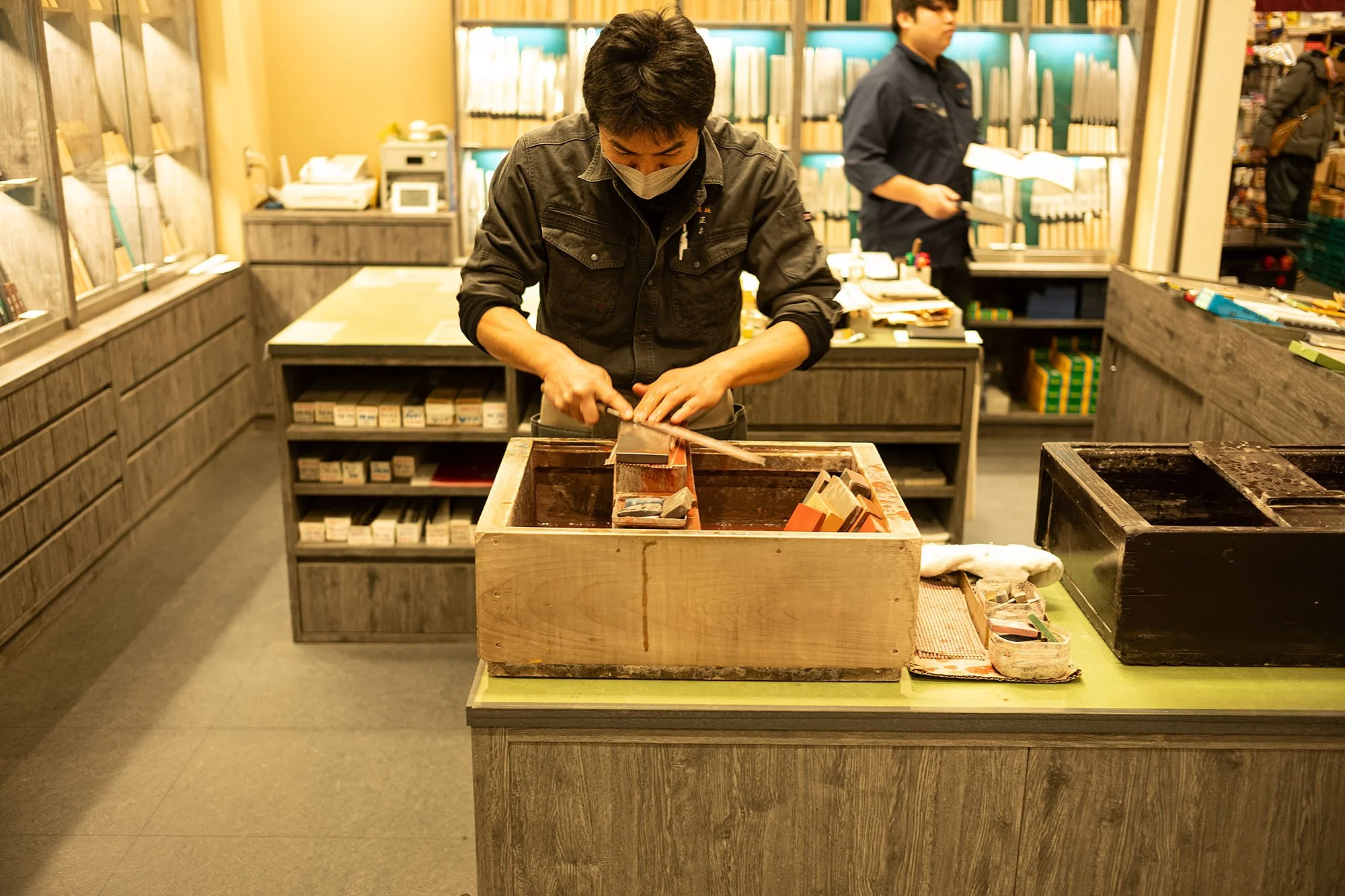 Toyosu fish market. Tokyo, Japan.