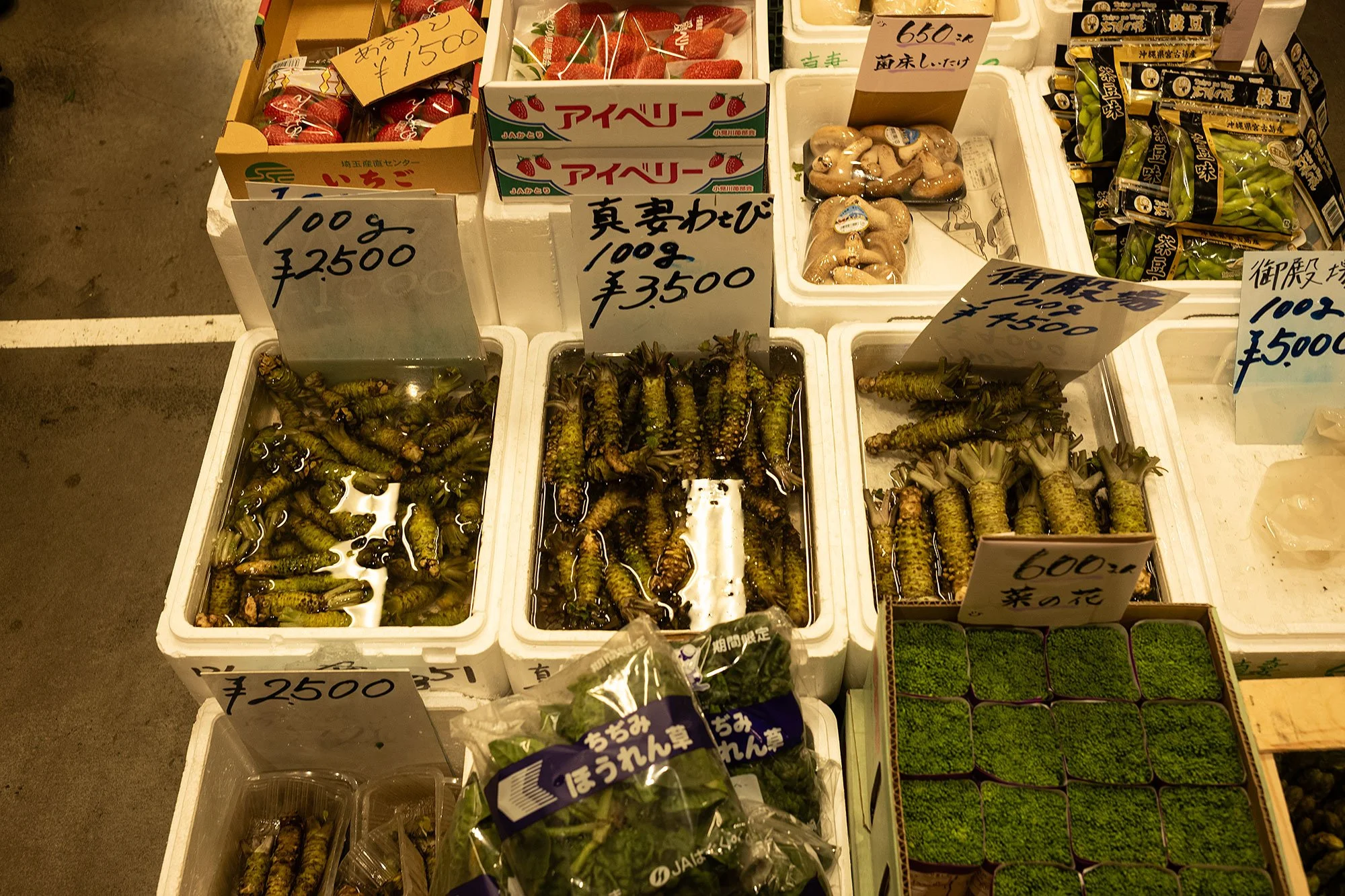 Toyosu fish market. Tokyo, Japan.