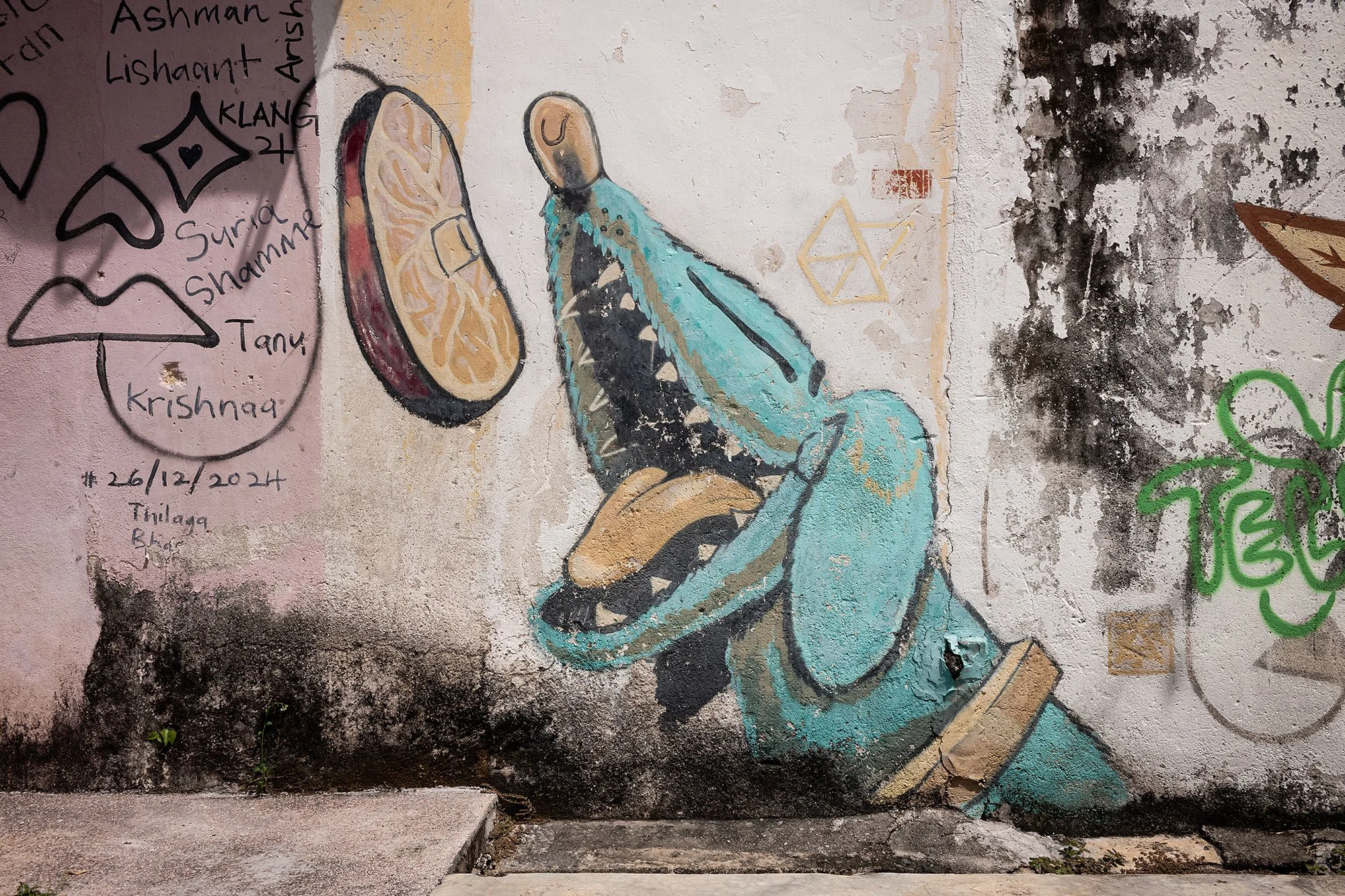 Street art. Penang, Malaysia.