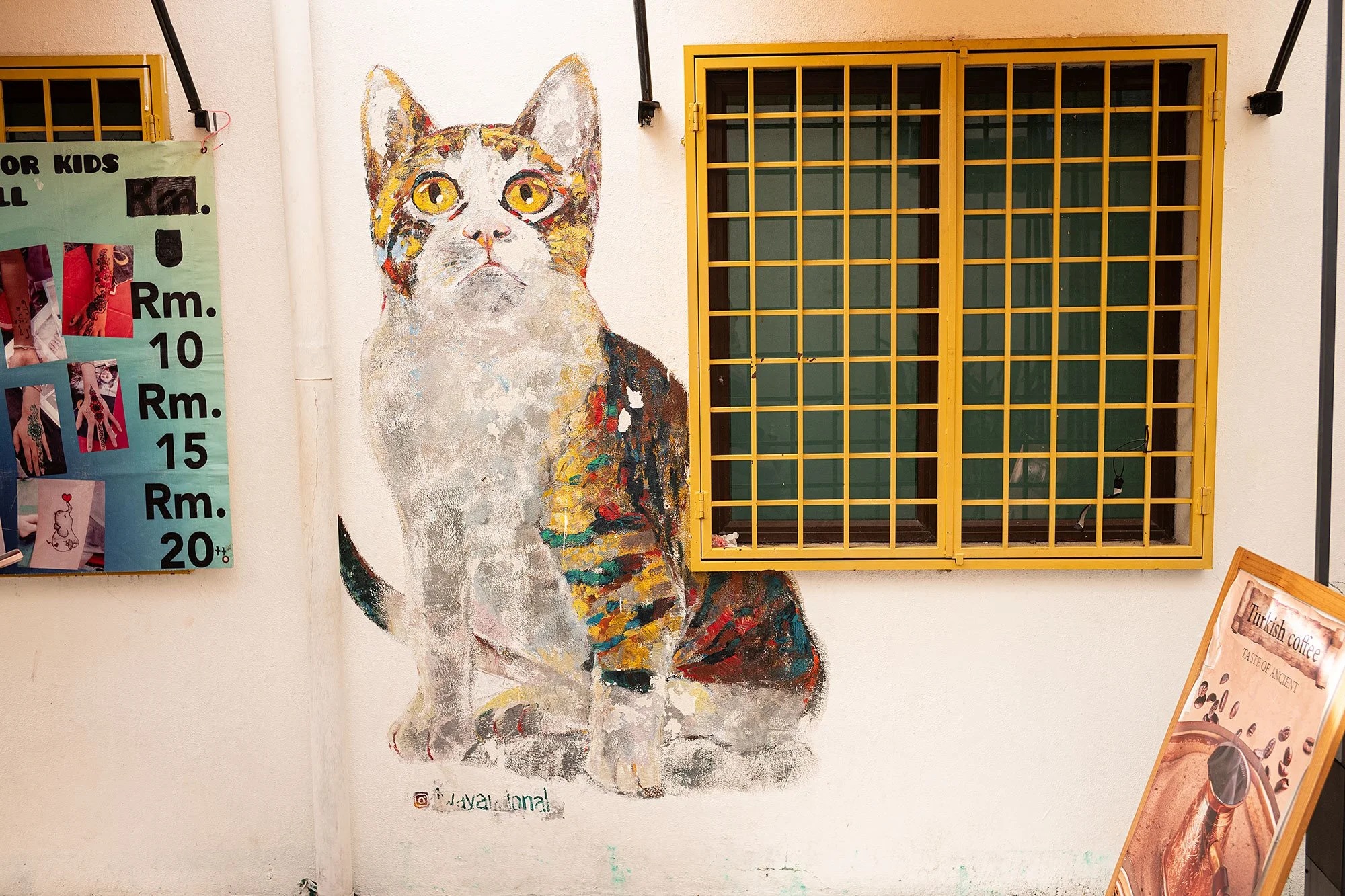 Street art. Penang, Malaysia.
