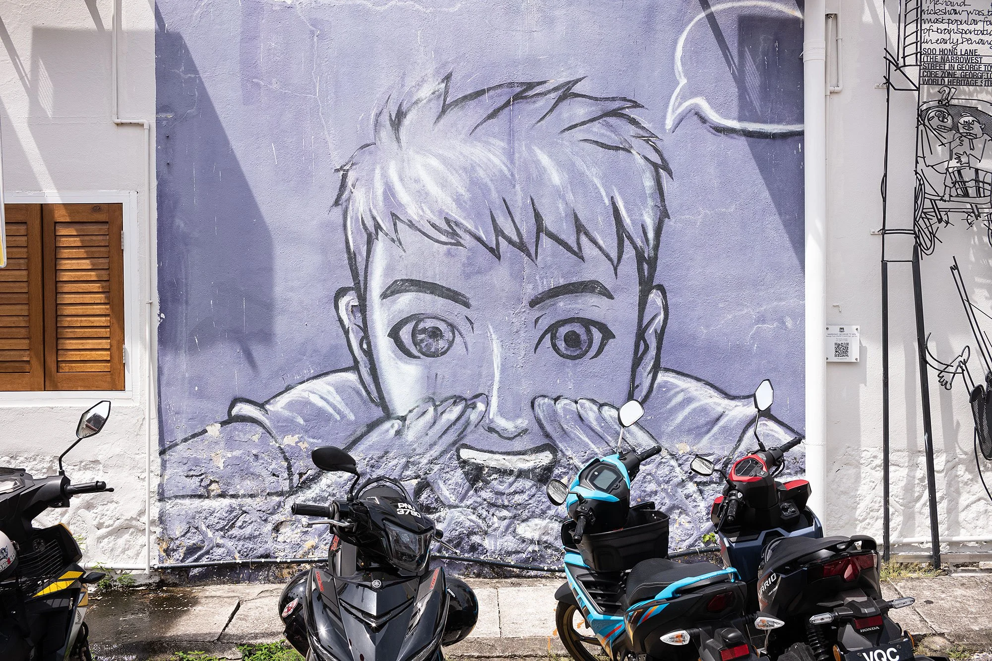 Street art. Penang, Malaysia.