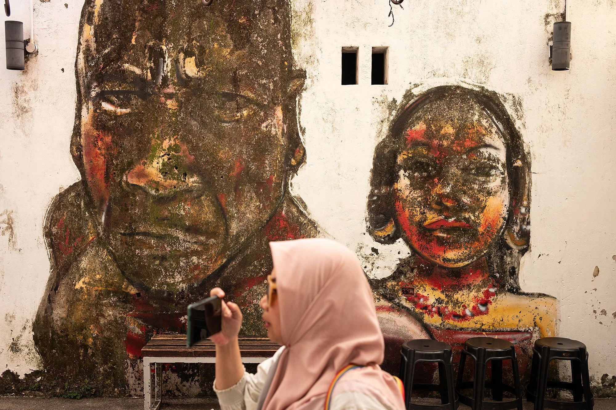 Street art. Penang, Malaysia.