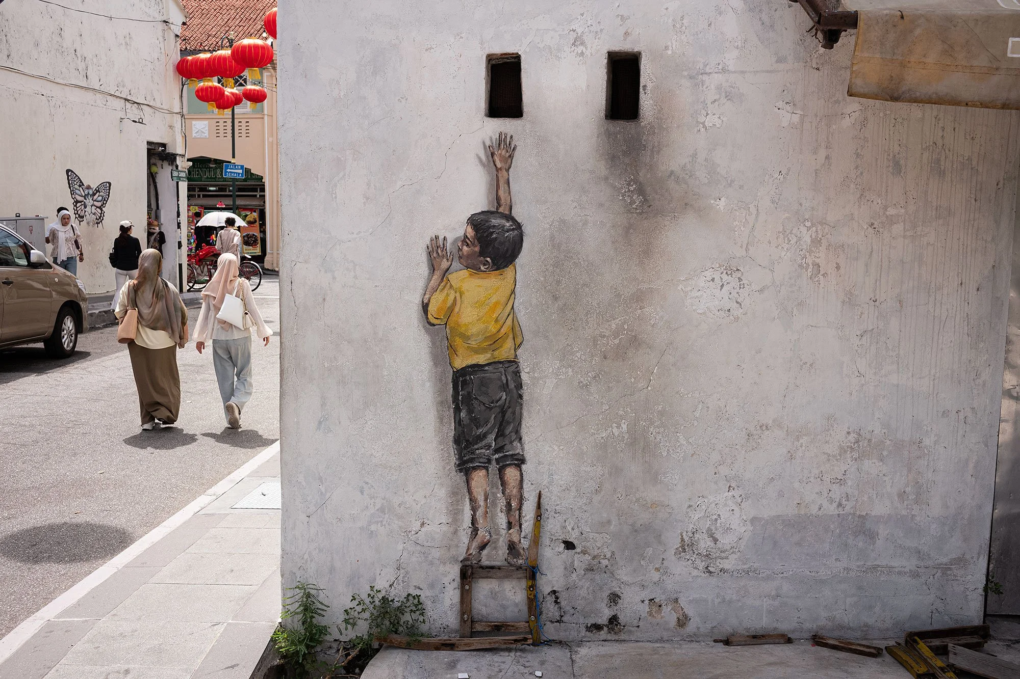Street art. Penang, Malaysia.