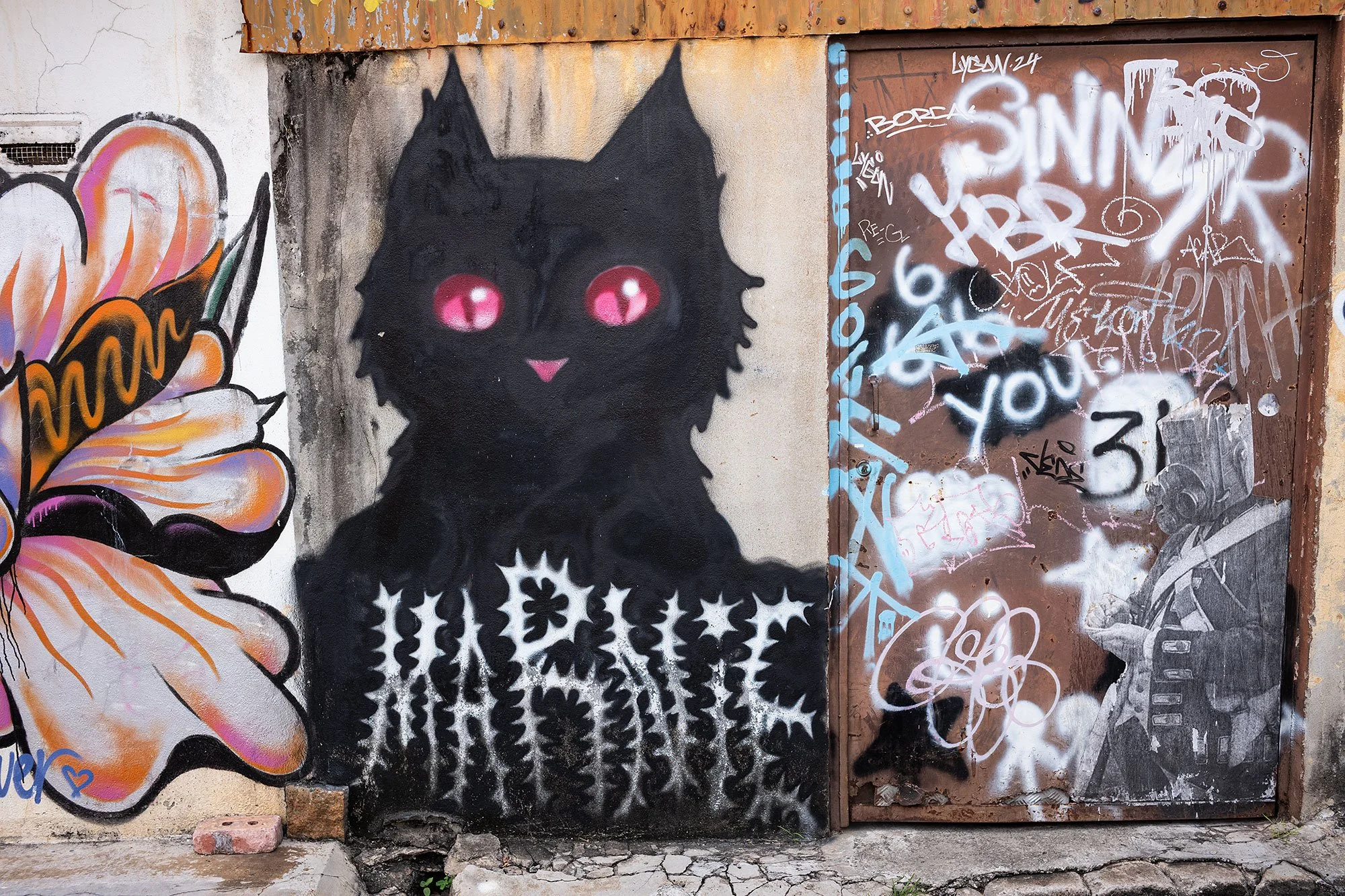 Street art. Penang, Malaysia.