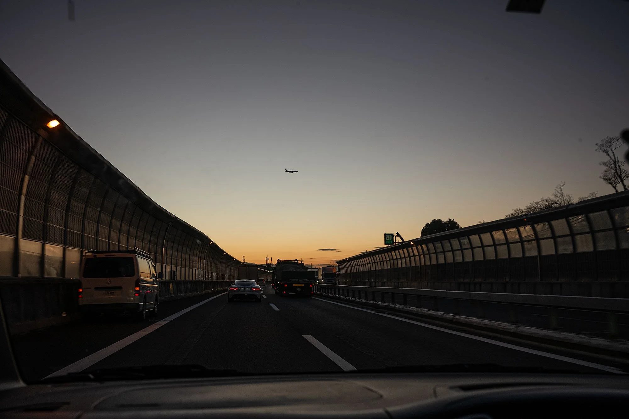 En route to Kobe from Kyoto, Japan.