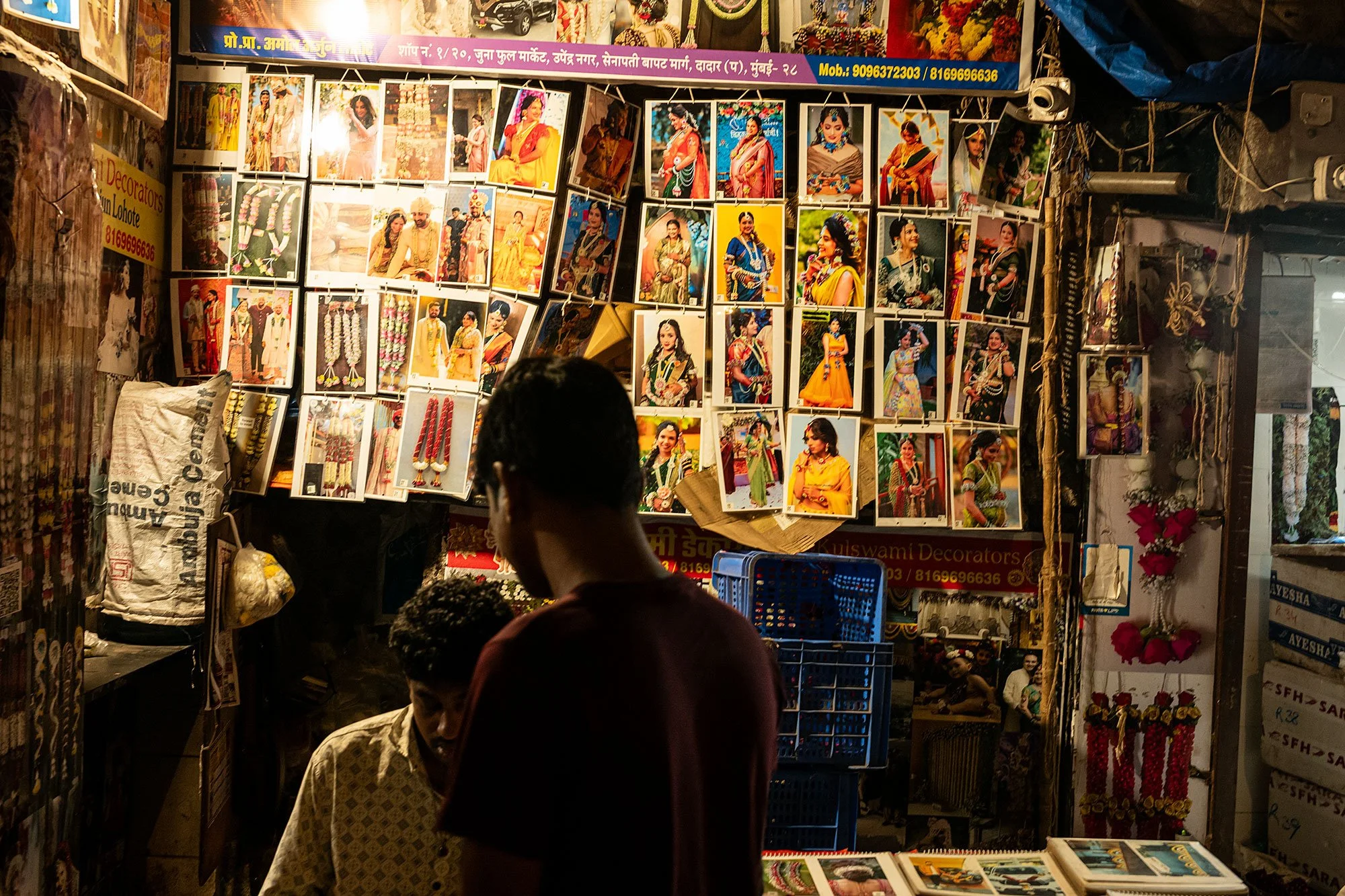 Bandar flower market. Mumbai, India.