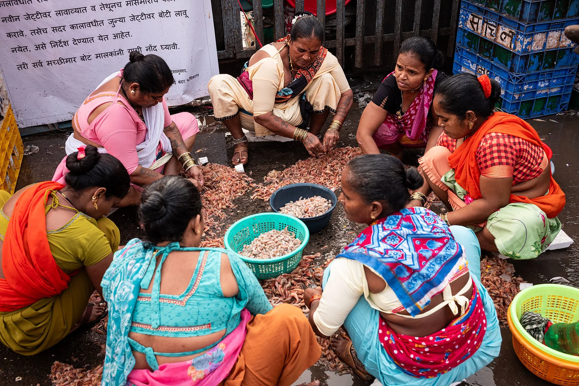 Sassoon dock jetty. Mumbai, India.