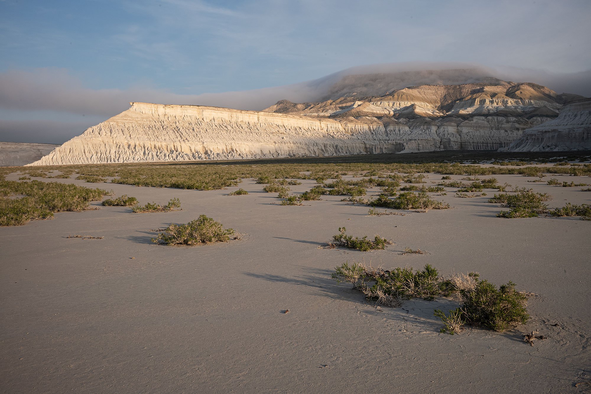 Tuzbair Salt Marsh (Sor Tuzbair), Mangystau, Kazakhstan.