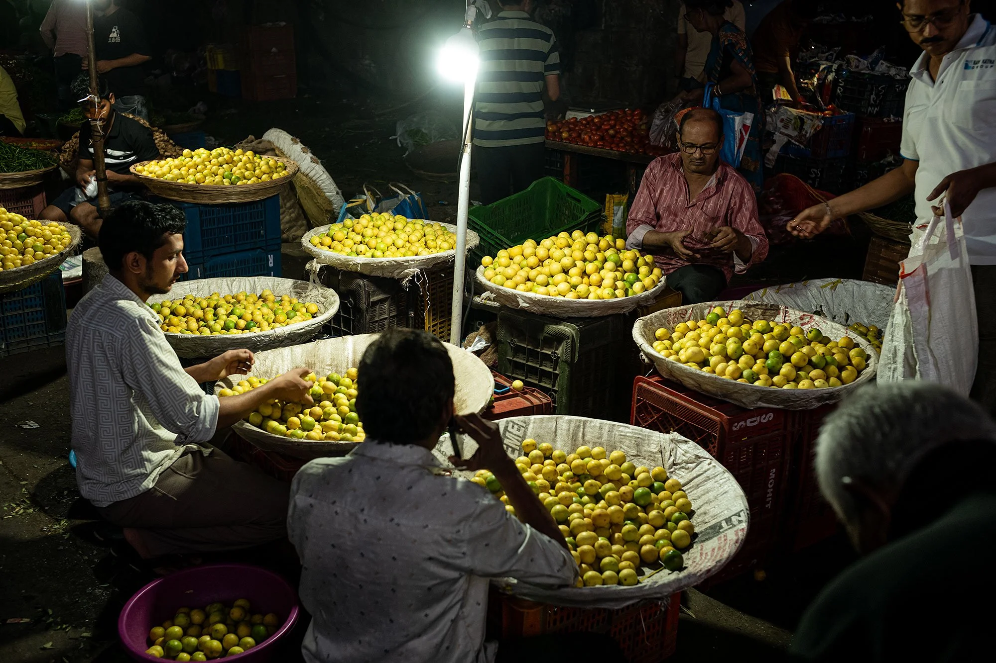 Bandar vegetable market Mumbai, India.