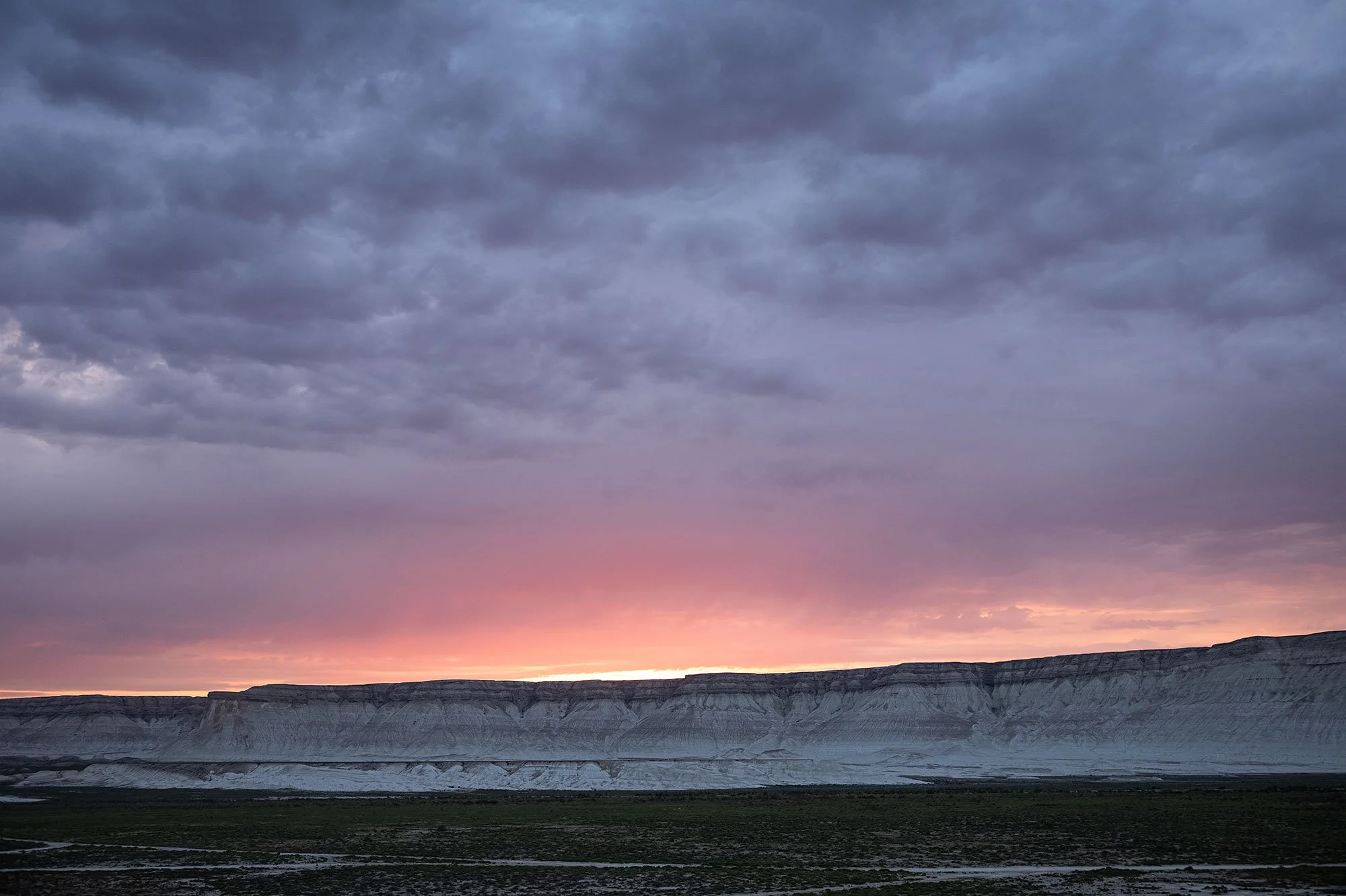 Bozzhyra Valley located on the Ustyurt Plateau in the Mangystau region of Kazakhstan