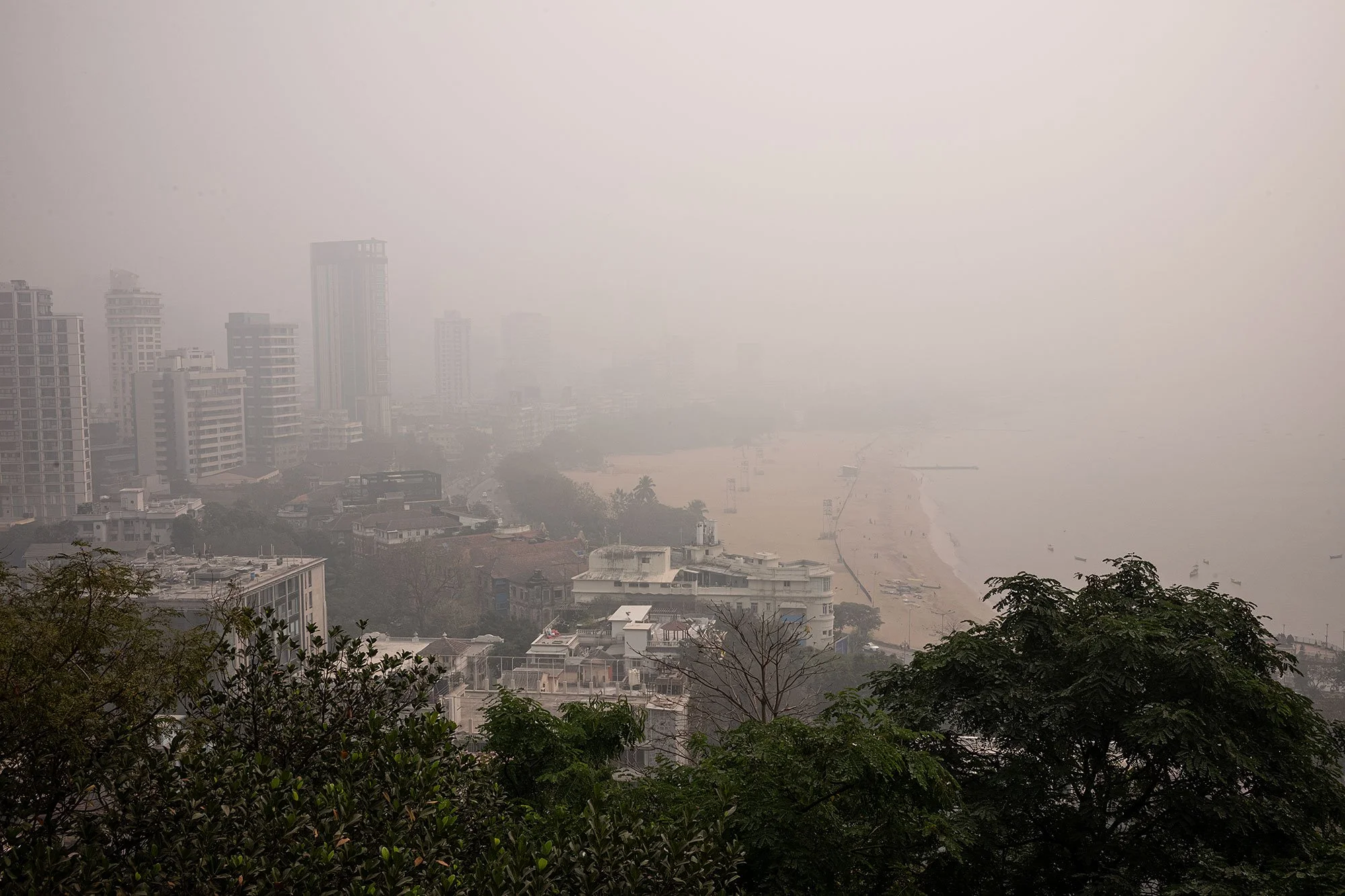 Chowpatty beach. Mumbai, India.