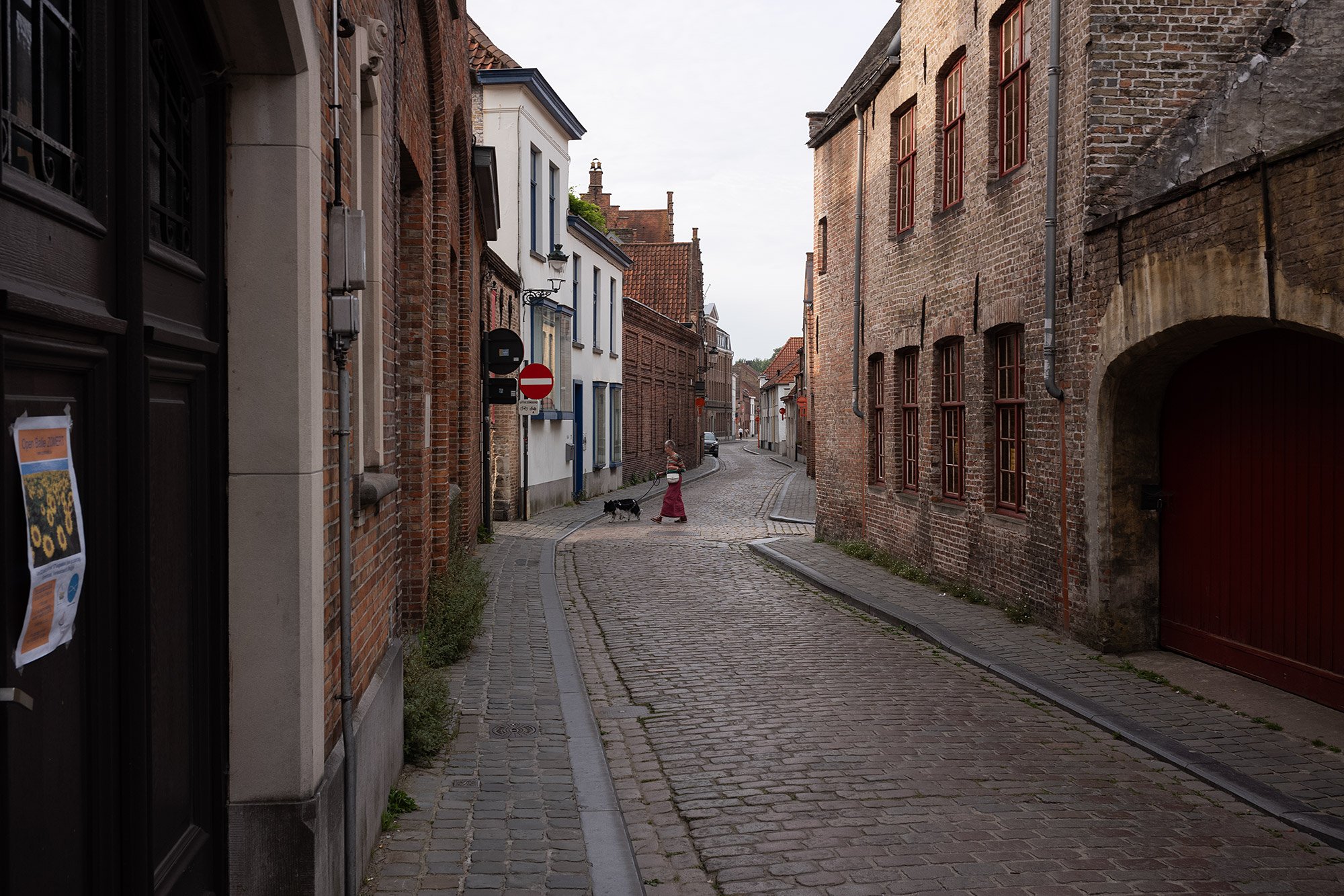 Morning stroll. Bruges, Belgium.