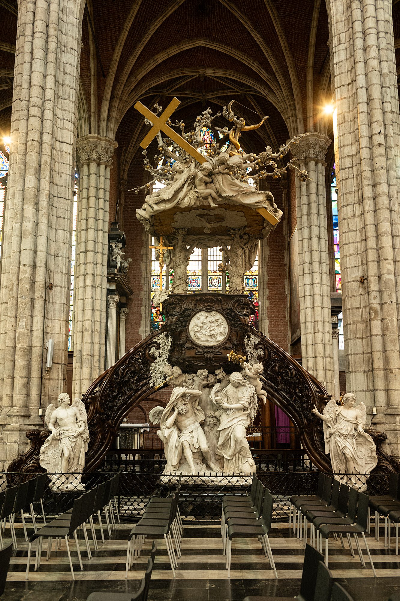 Saint Bavo's Cathedral. Ghent, Belgium.