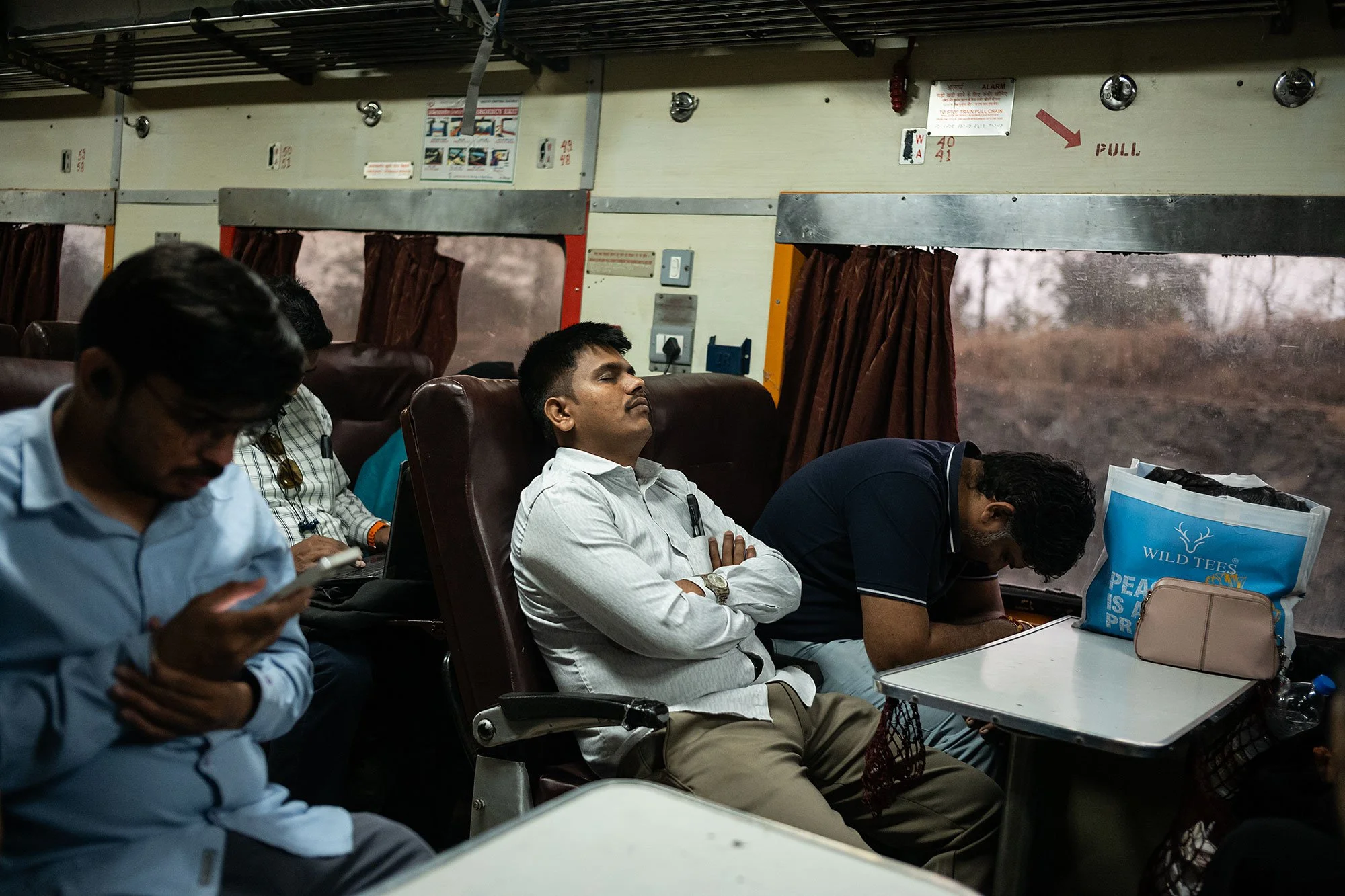 The train to Chhatrapati Sambhajinagar, India.