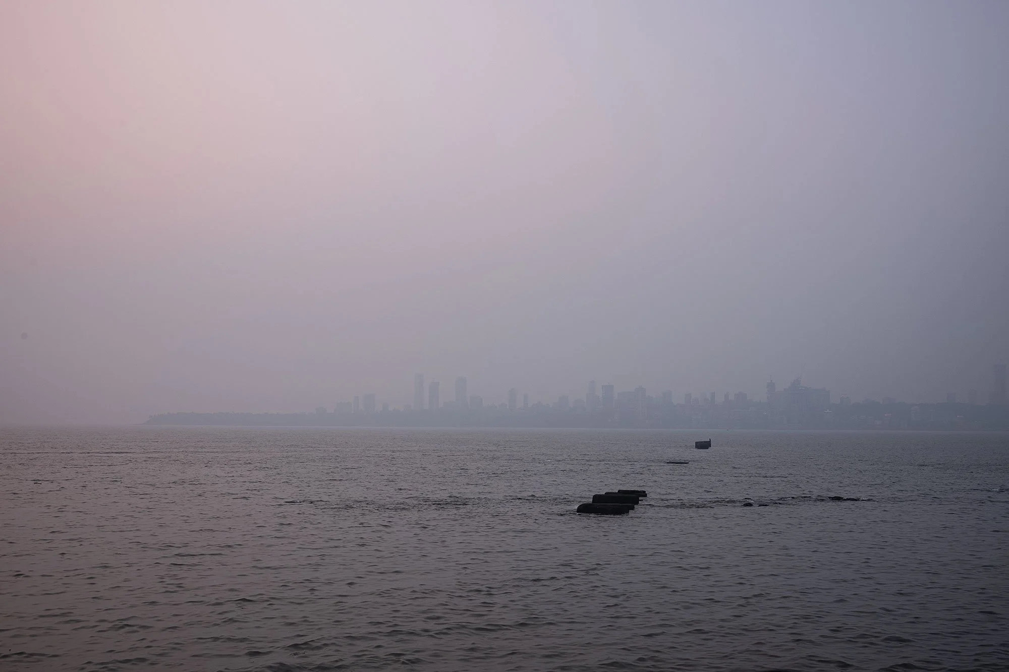 Sunset. Marine Drive. Mumbai, India