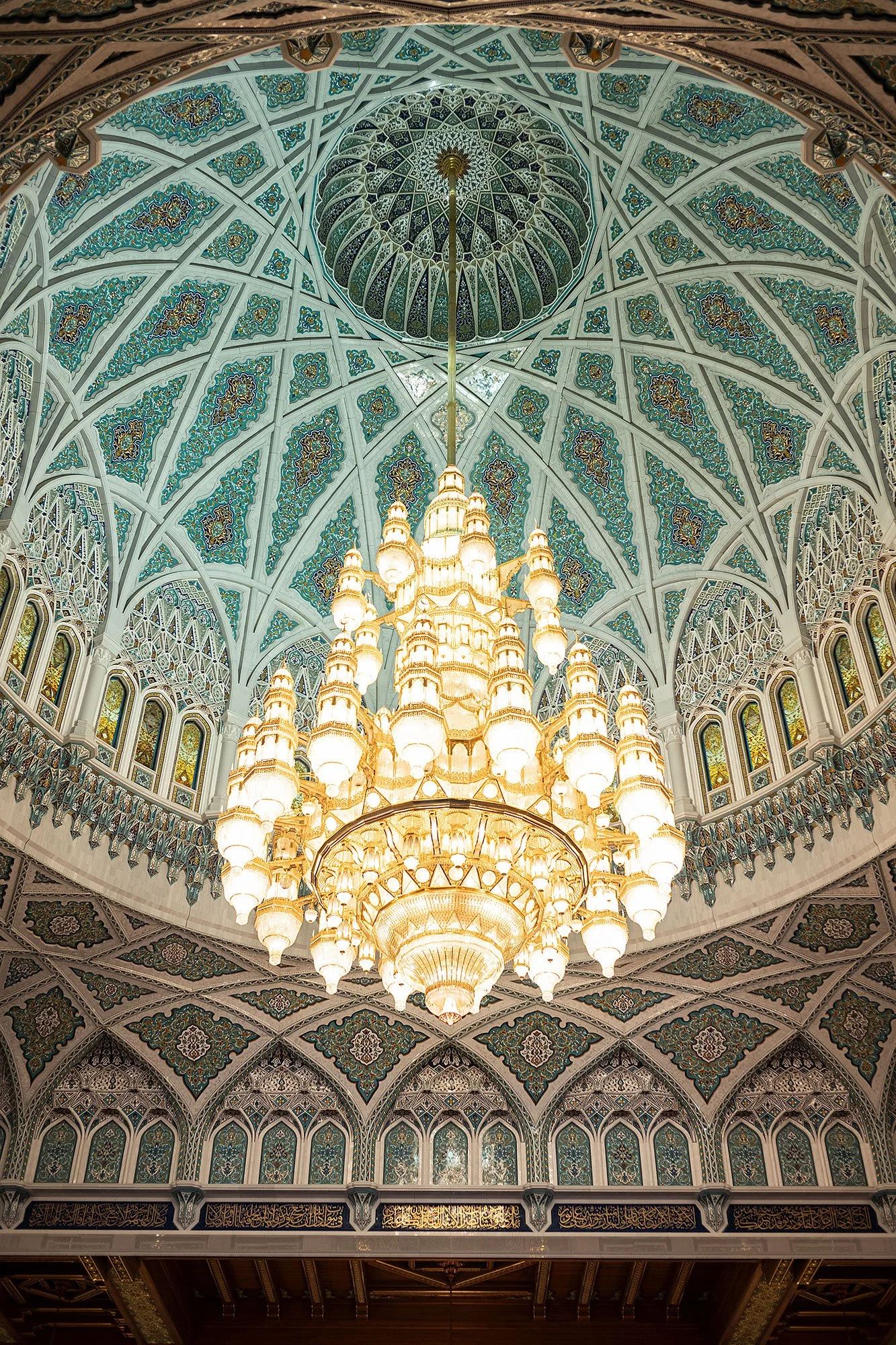 Sultan Qaboos Grand Mosque. Muscat, Oman.